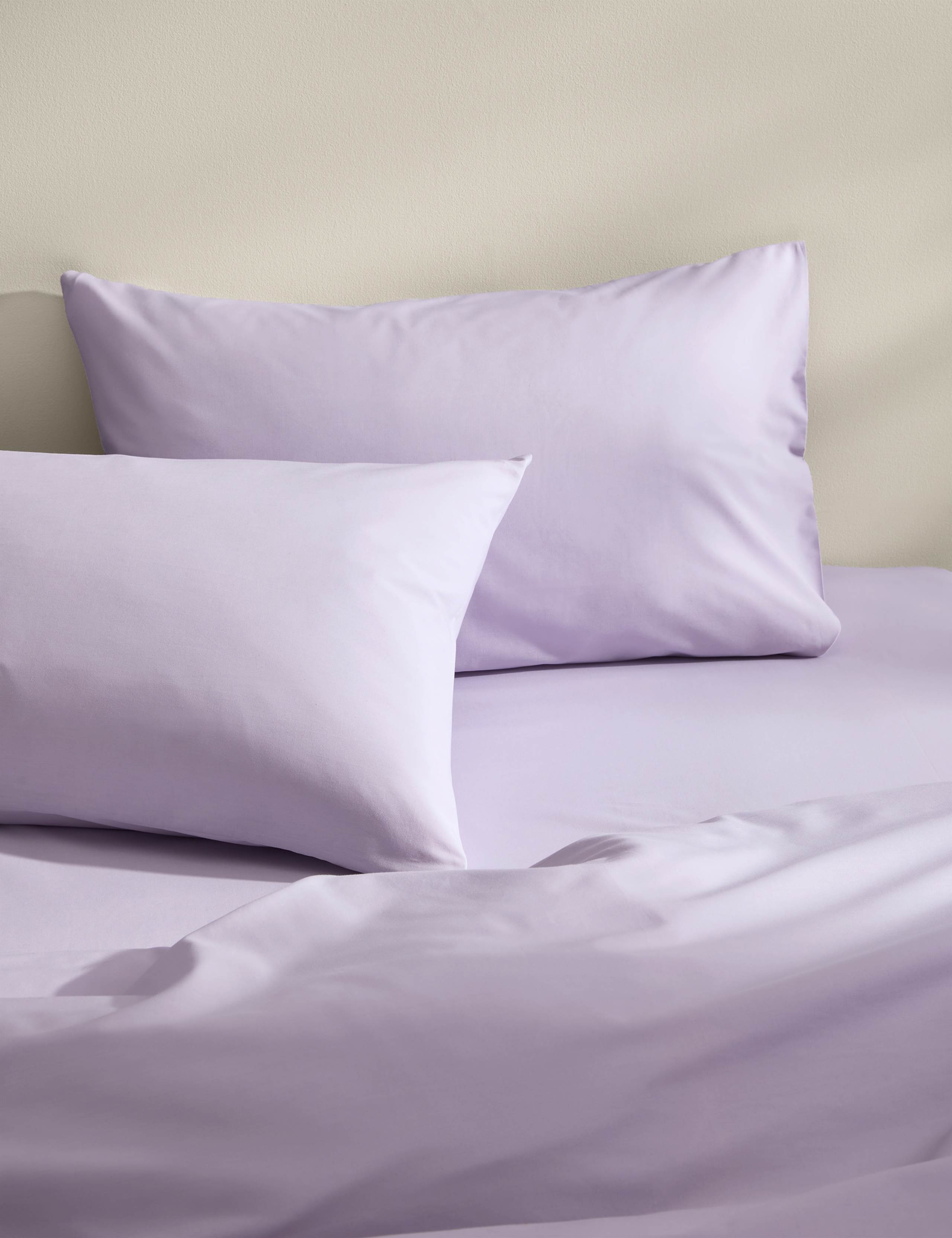 2pk Cotton Rich Pillowcases