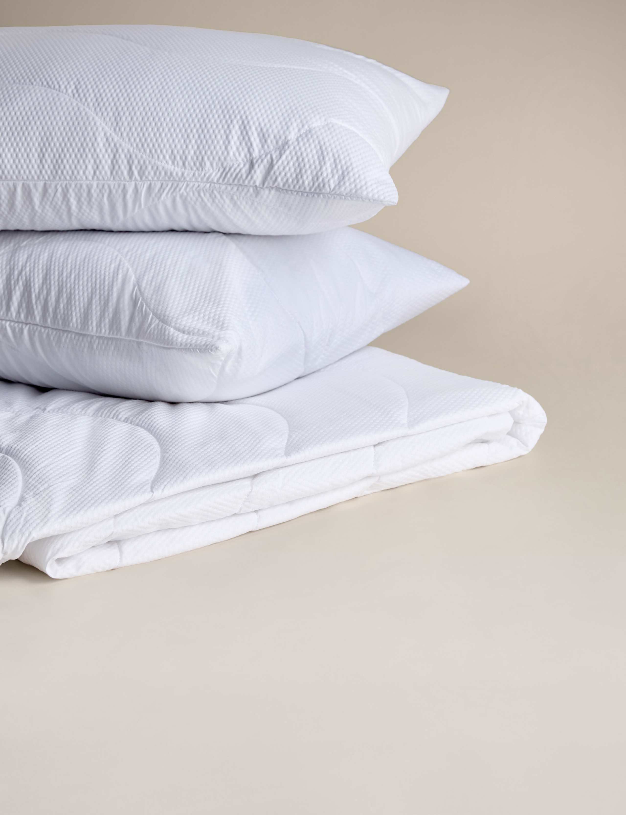 Guest Essentials Mattress Protector & 2pk Pillow Protector Set