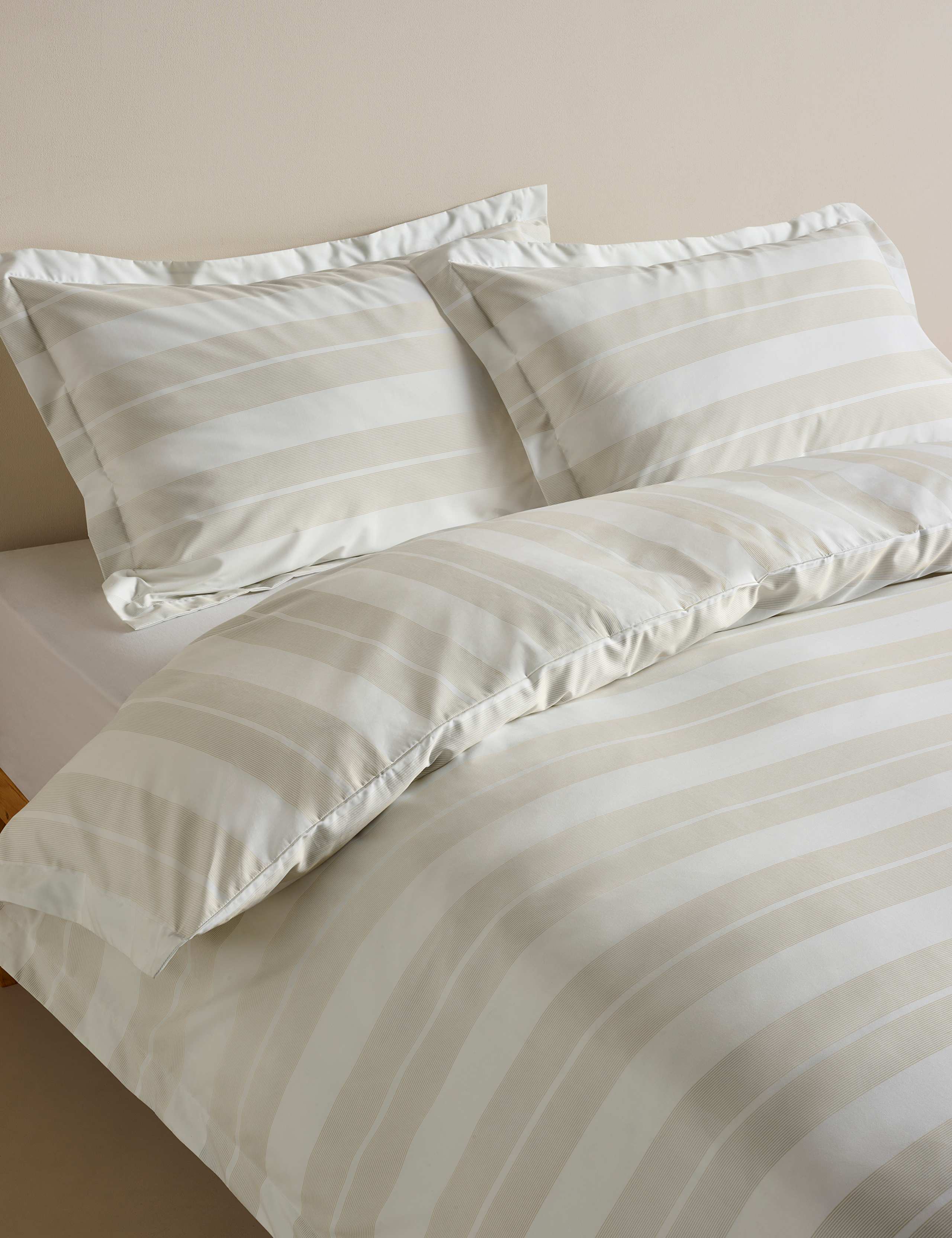 Egyptian Cotton Wide Stripe Printed Bedding Set