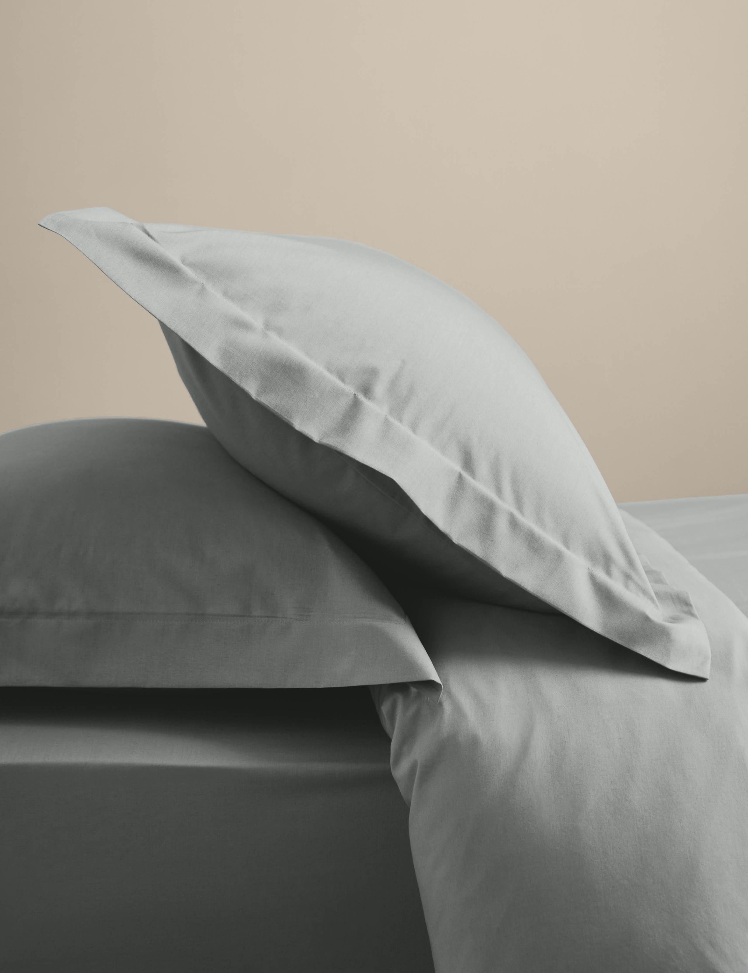 2pk Cotton Rich Oxford Pillowcases