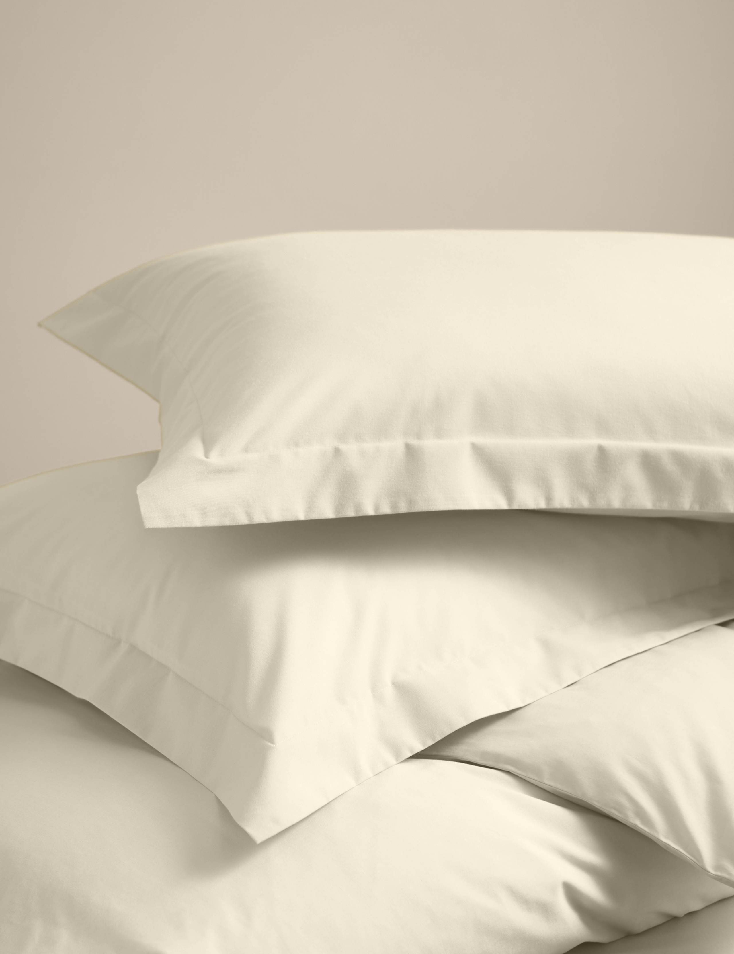 2pk Cotton Rich Oxford Pillowcases