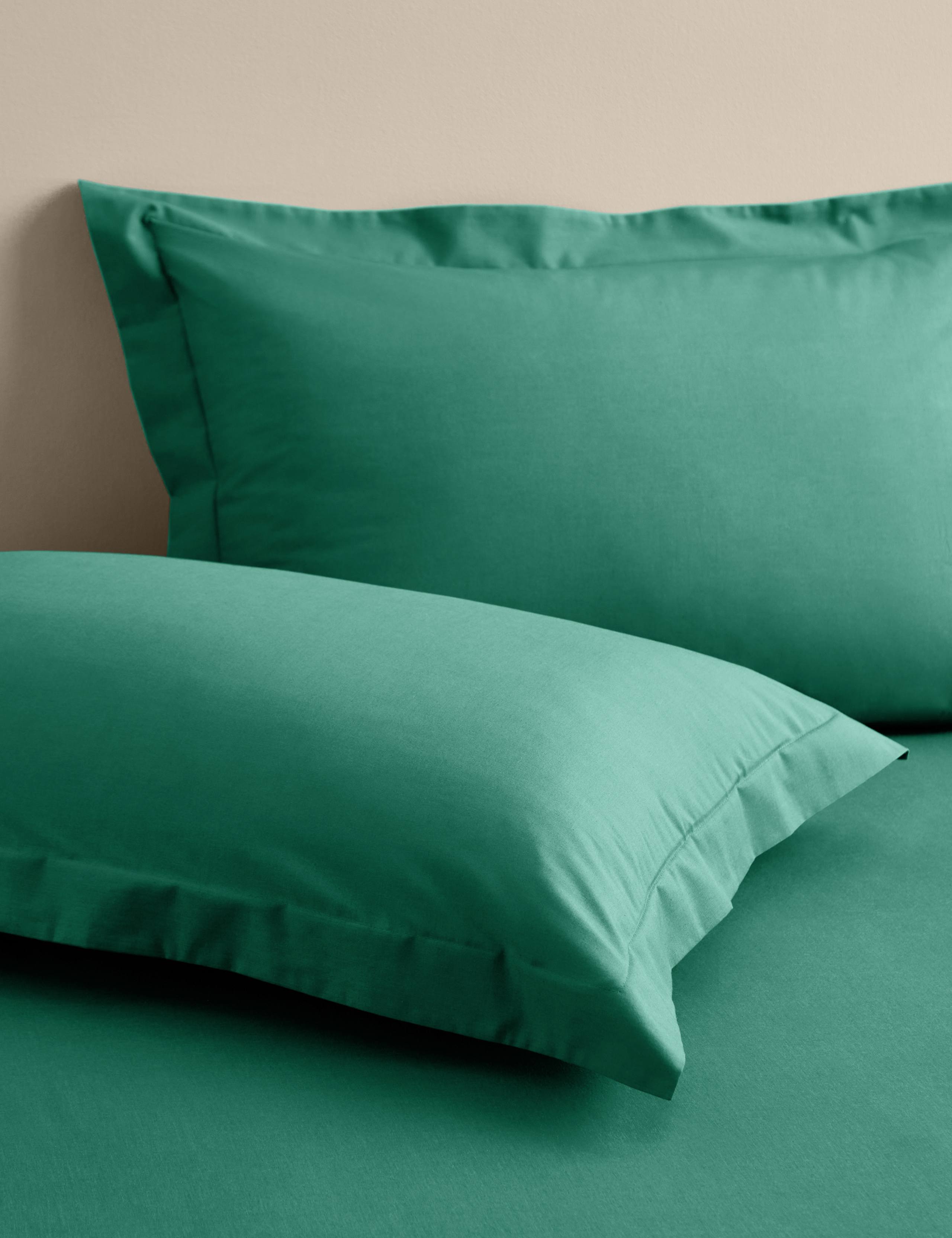 2pk Cotton Rich Oxford Pillowcases