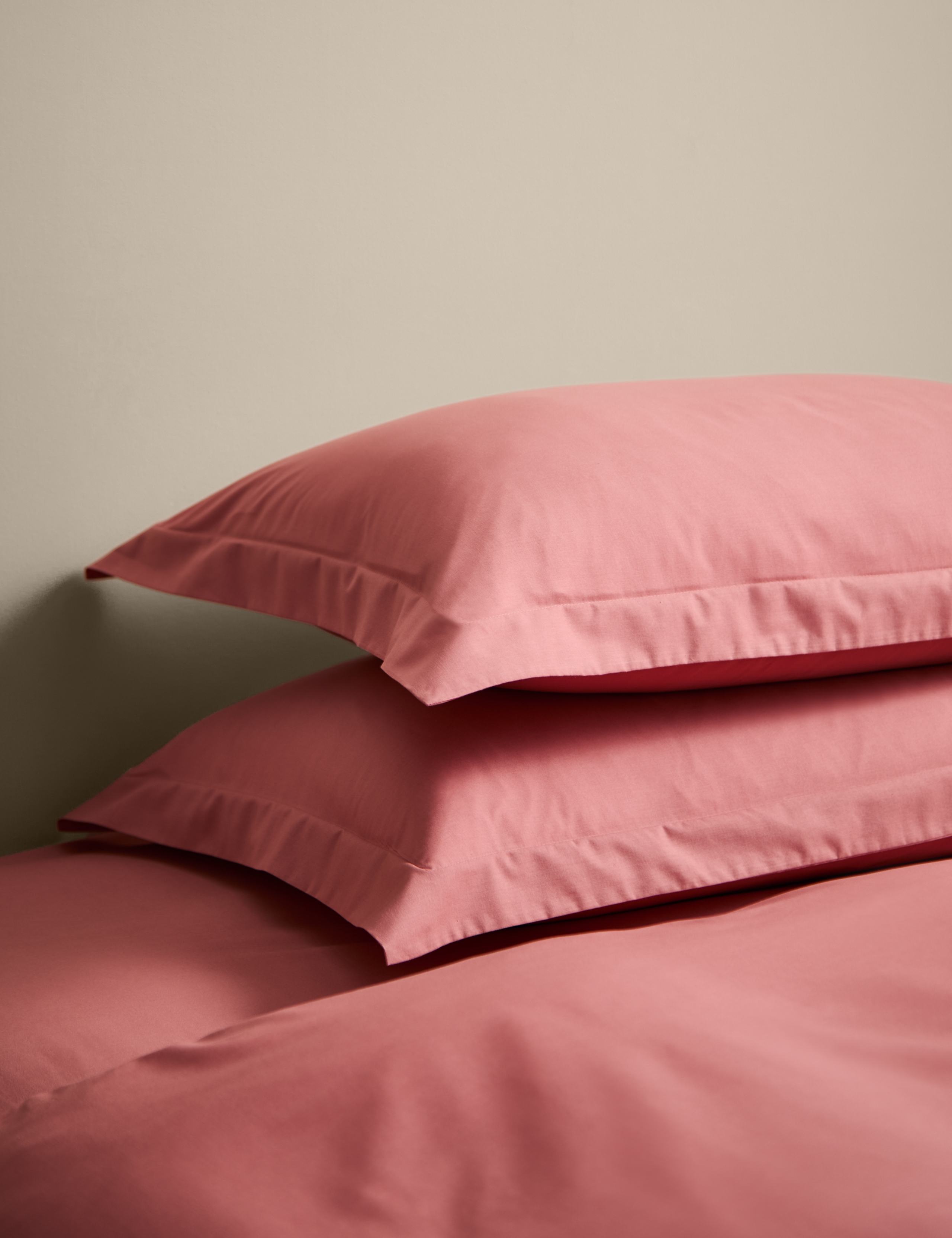 2pk Cotton Rich Oxford Pillowcases