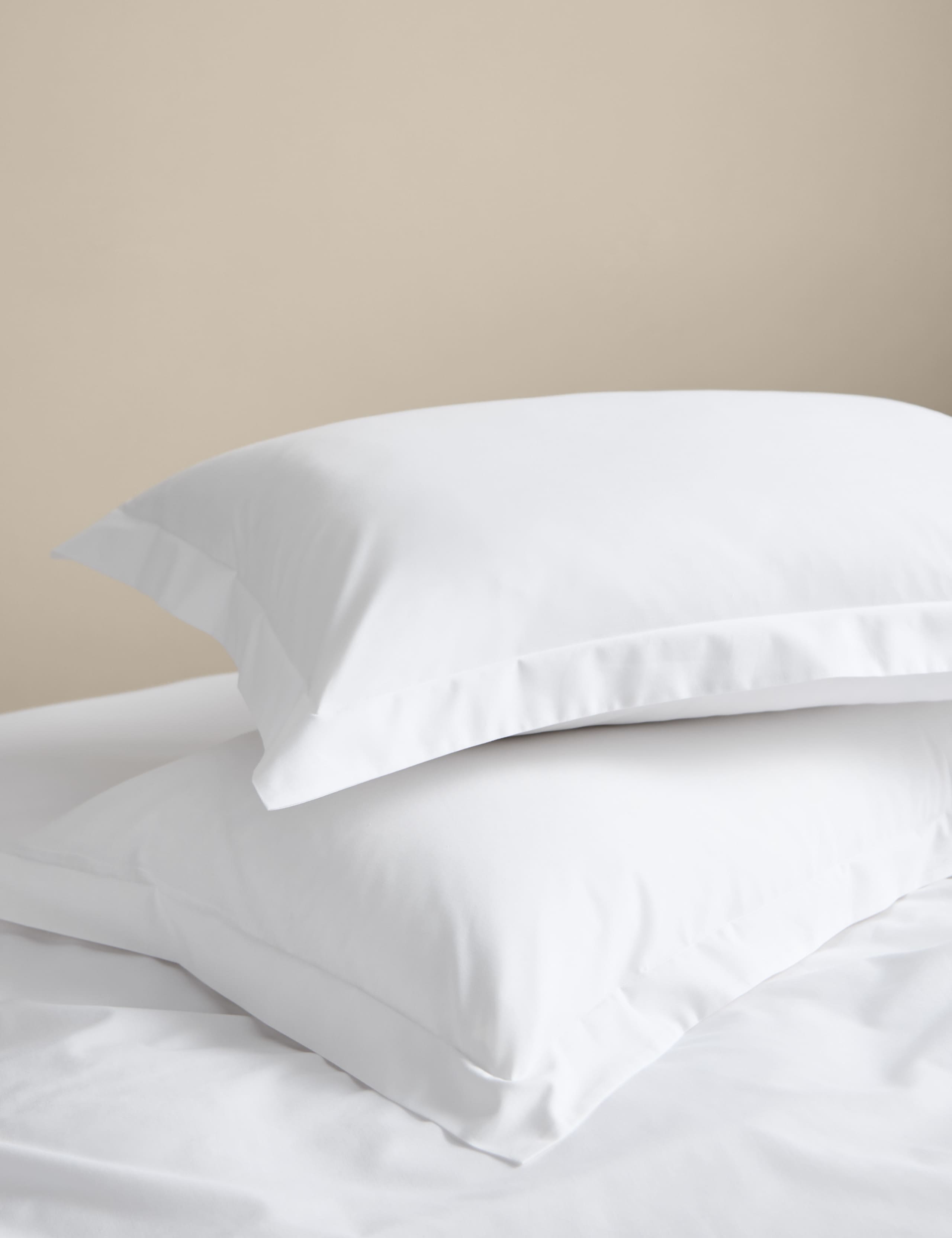 2pk Cotton Rich Oxford Pillowcases