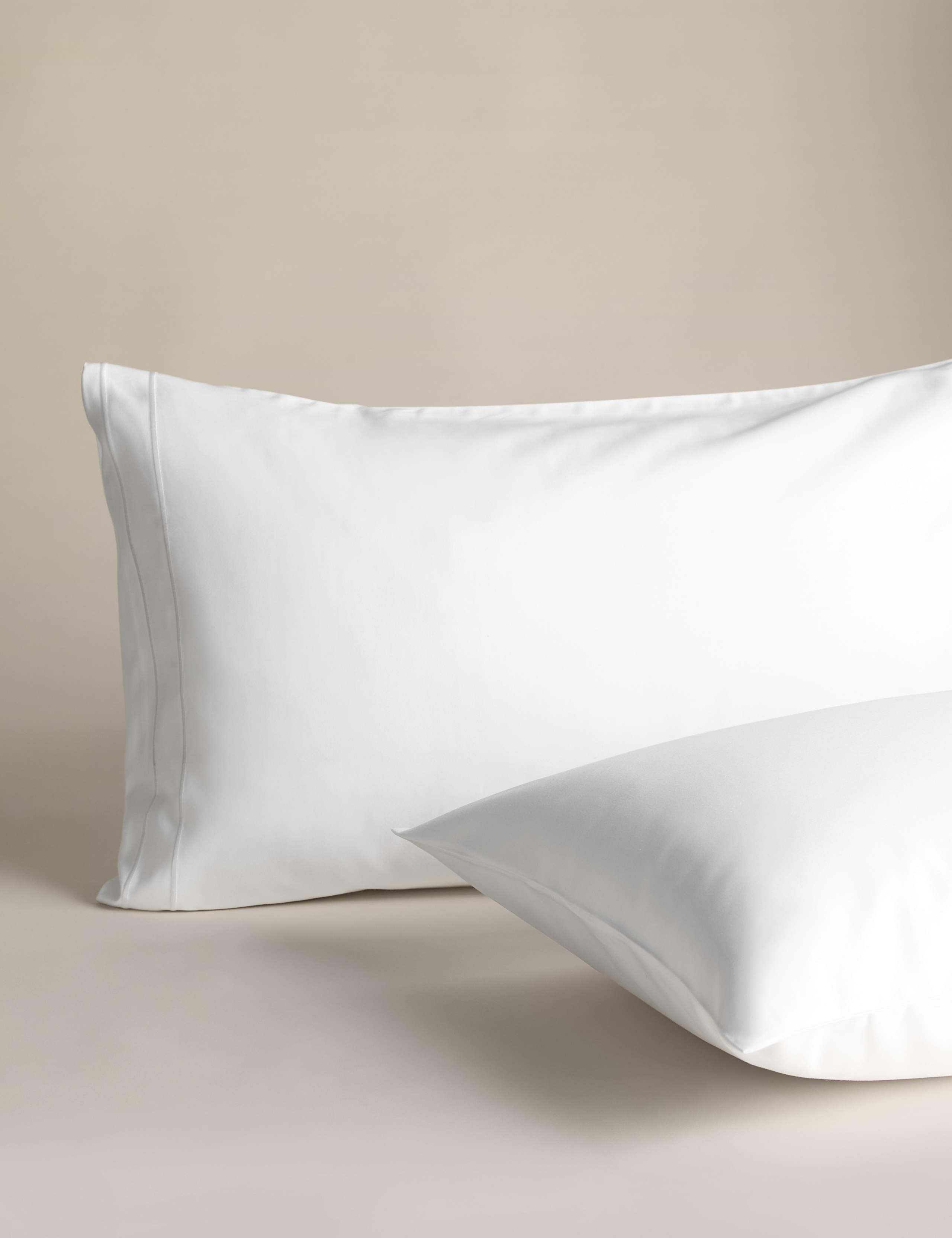 2 Pack Egyptian Cotton 1000 Thread Count King Size Pillowcases