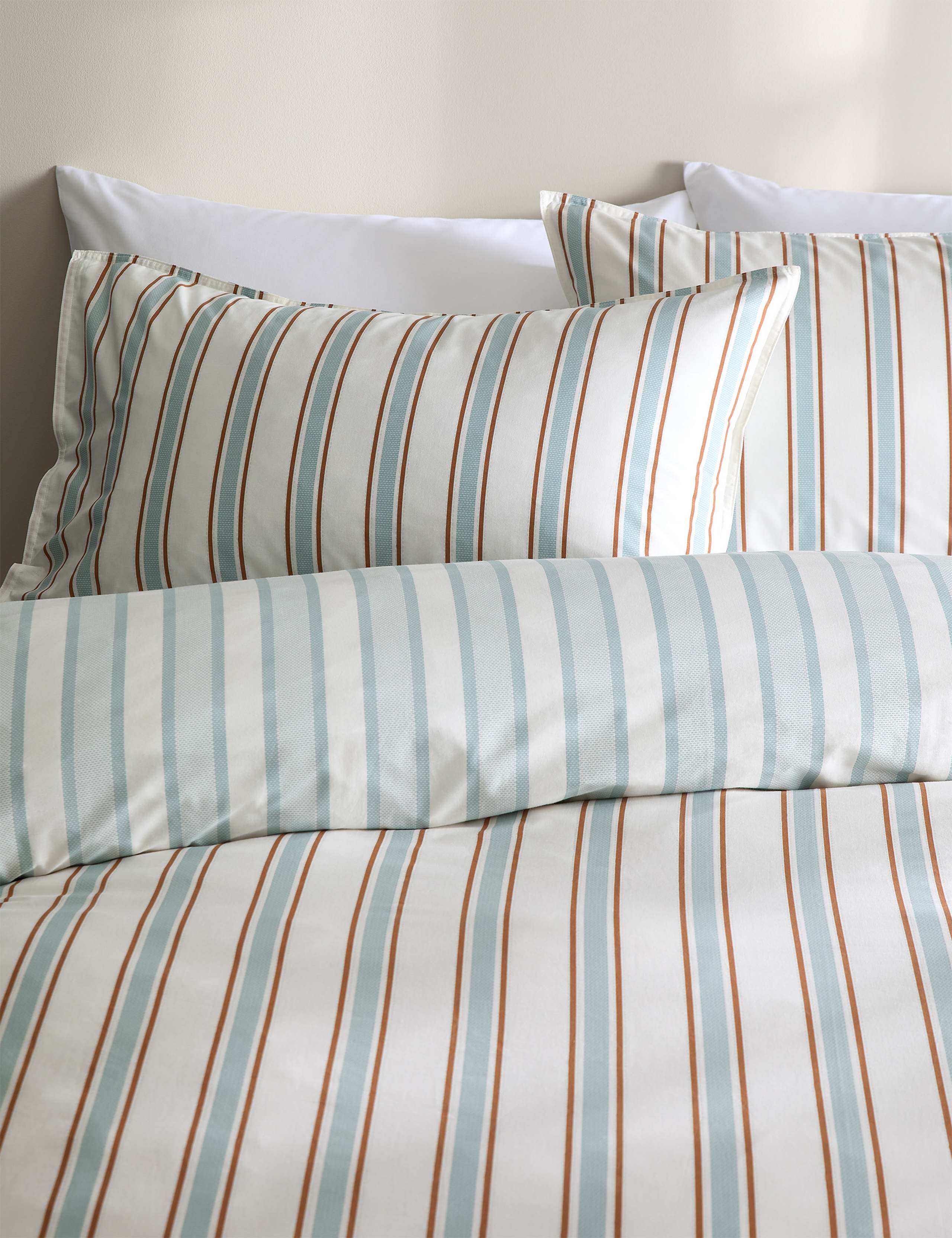 Cotton Rich Striped Bedding Set