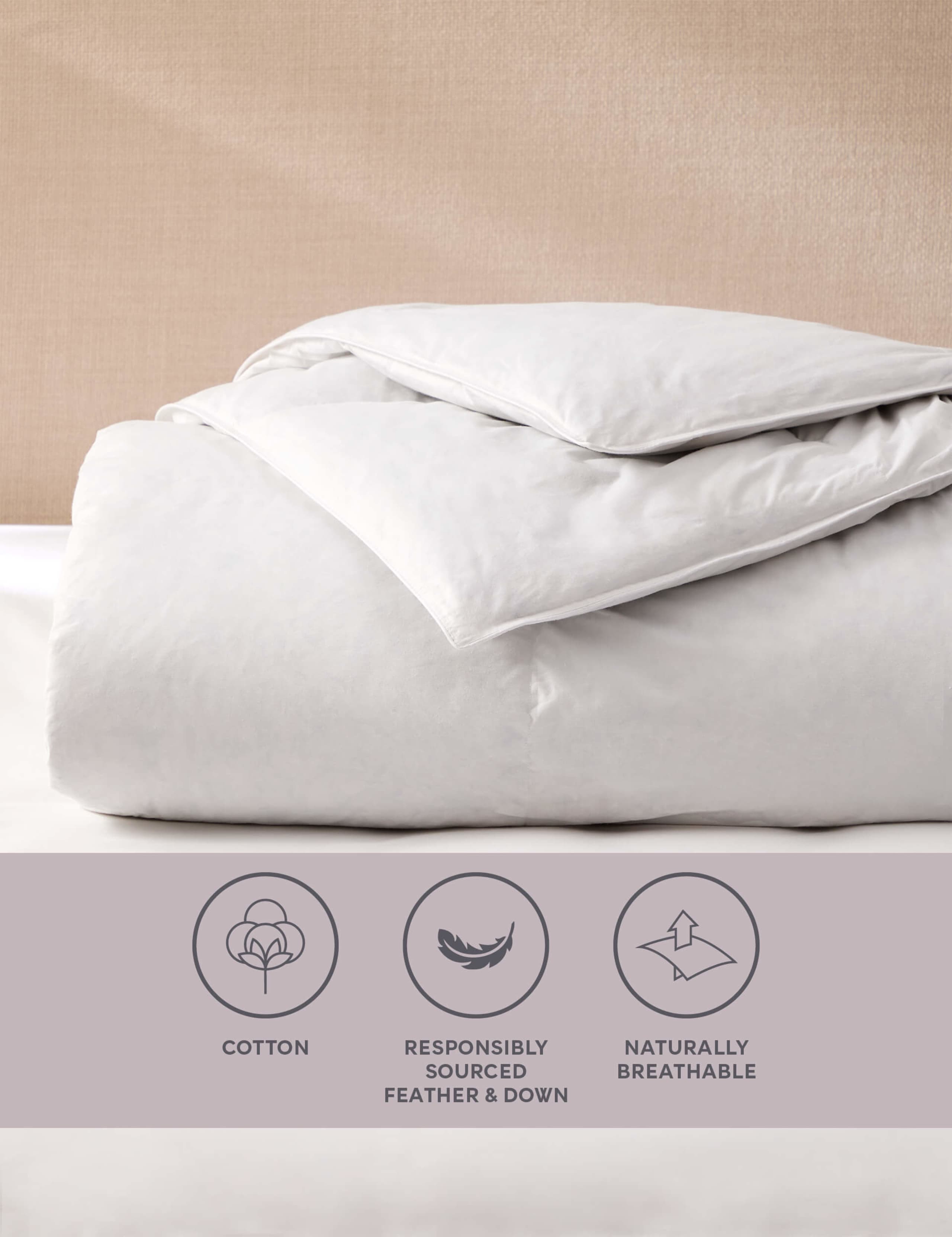 Goose Feather & Down 13.5 Tog Duvet