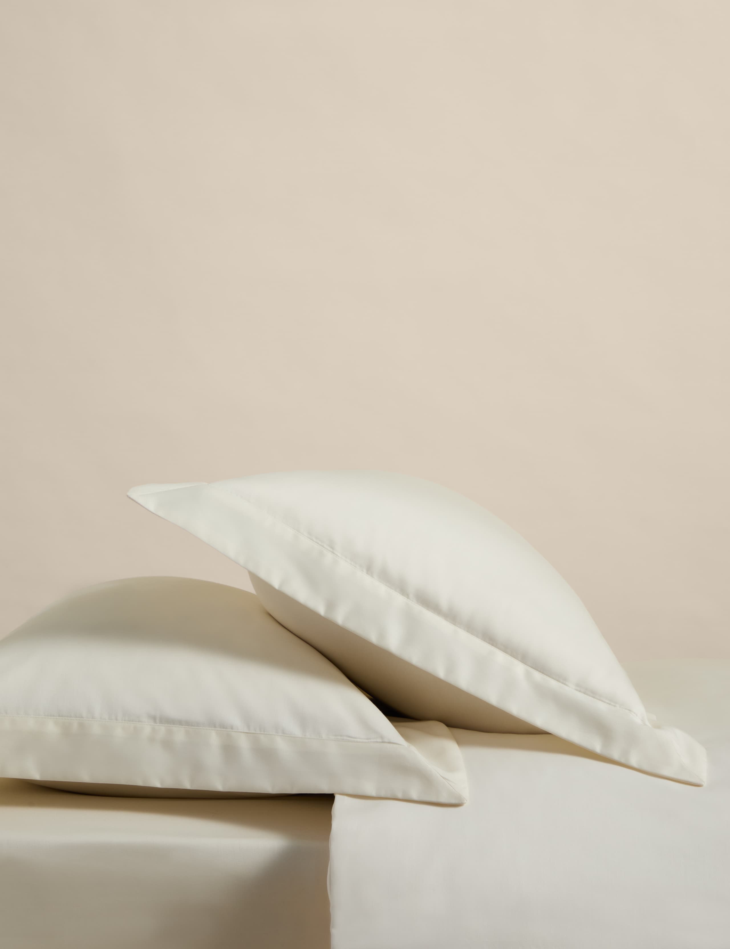 2 Pack Egyptian Cotton 400 Thread Count Silky Oxford Pillowcases