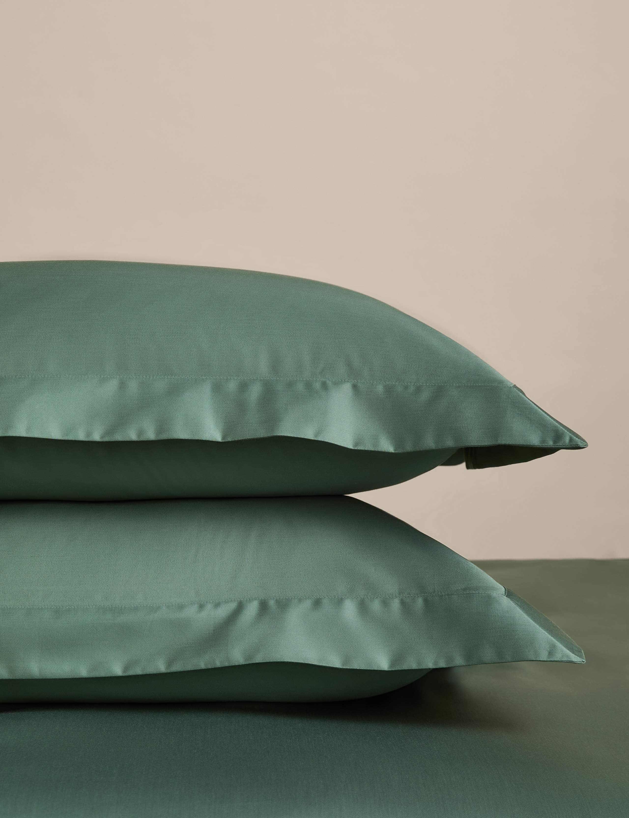 2 Pack Egyptian Cotton 400 Thread Count Silky Oxford Pillowcases