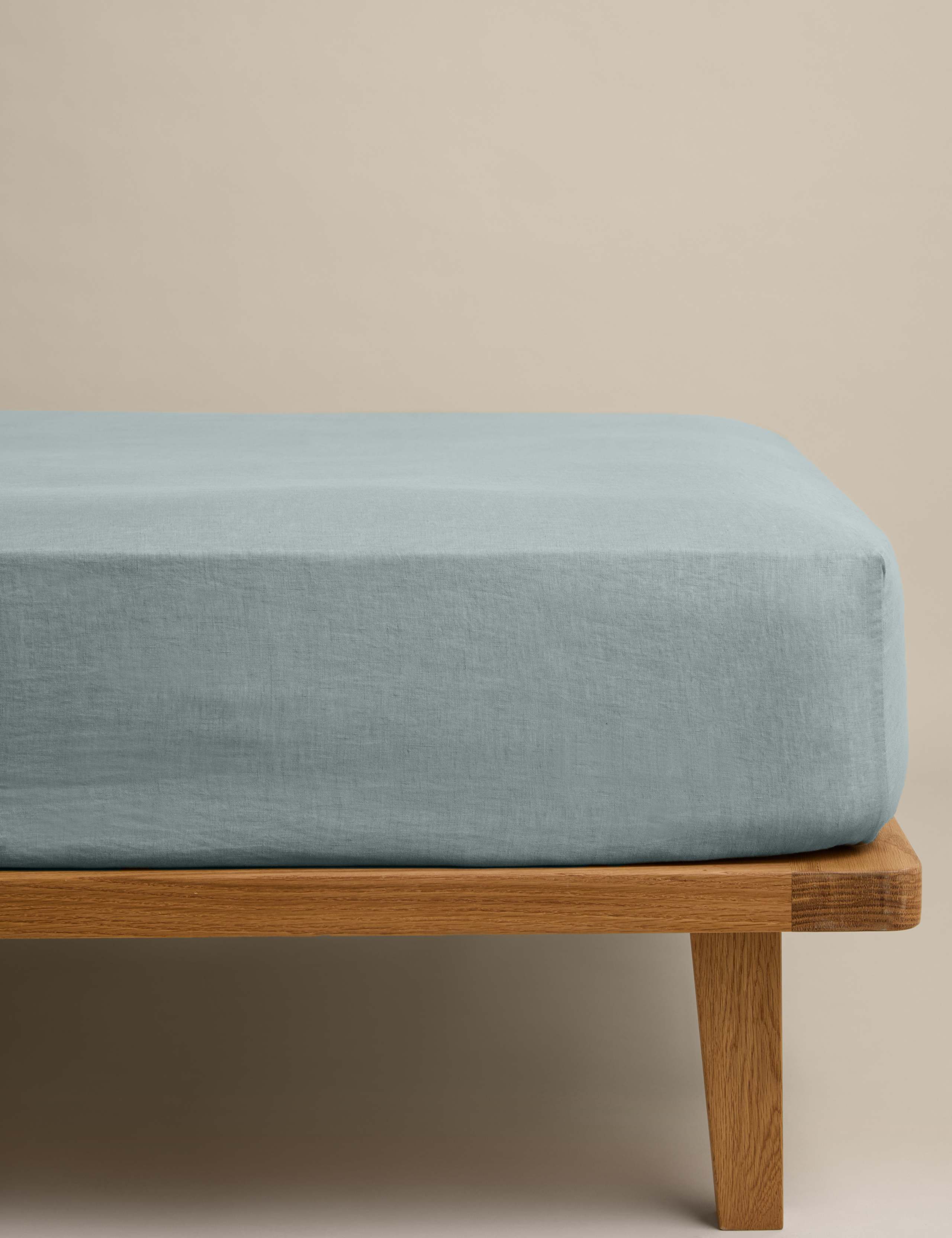 Pure Linen Deep Fitted Sheet