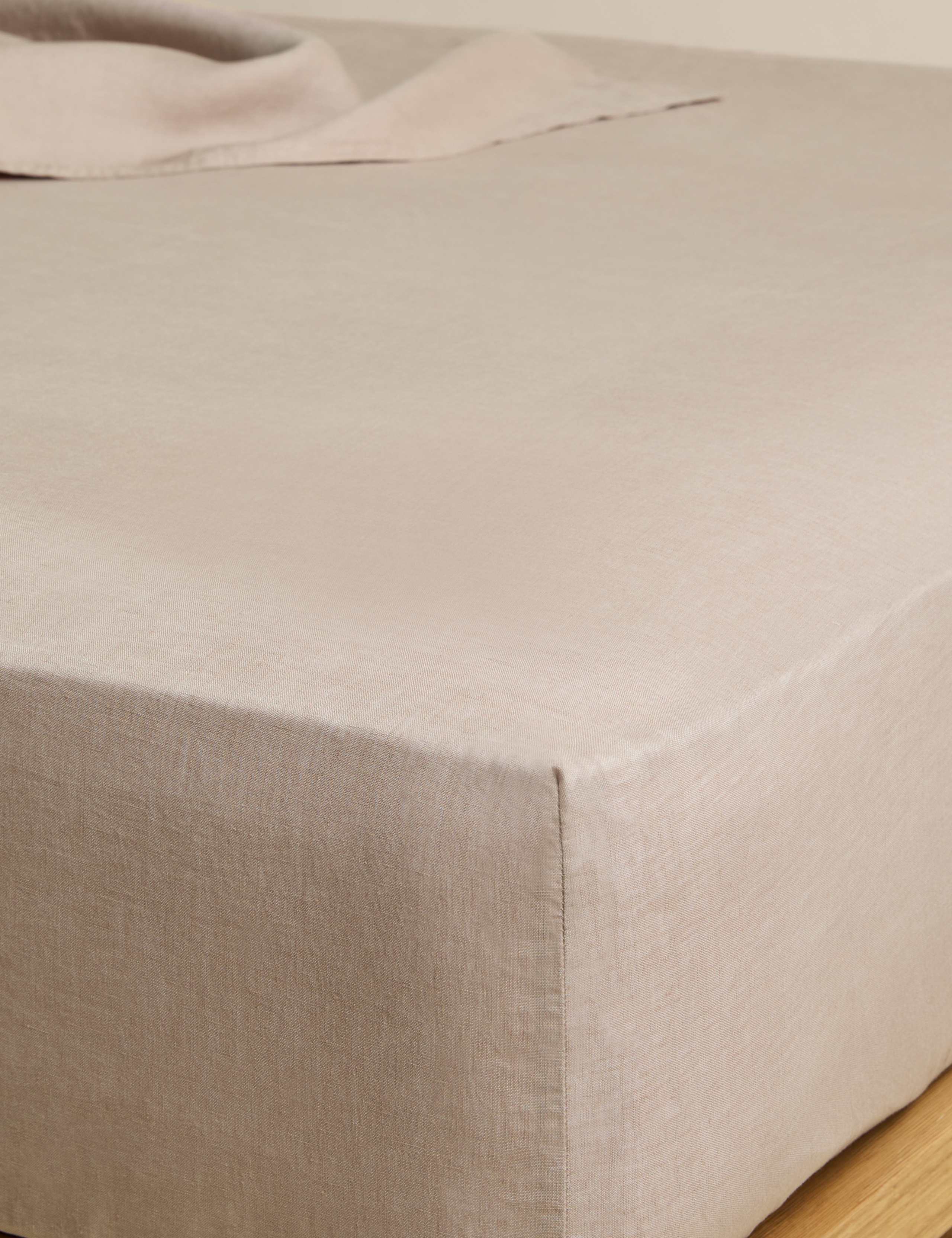 Pure Linen Deep Fitted Sheet