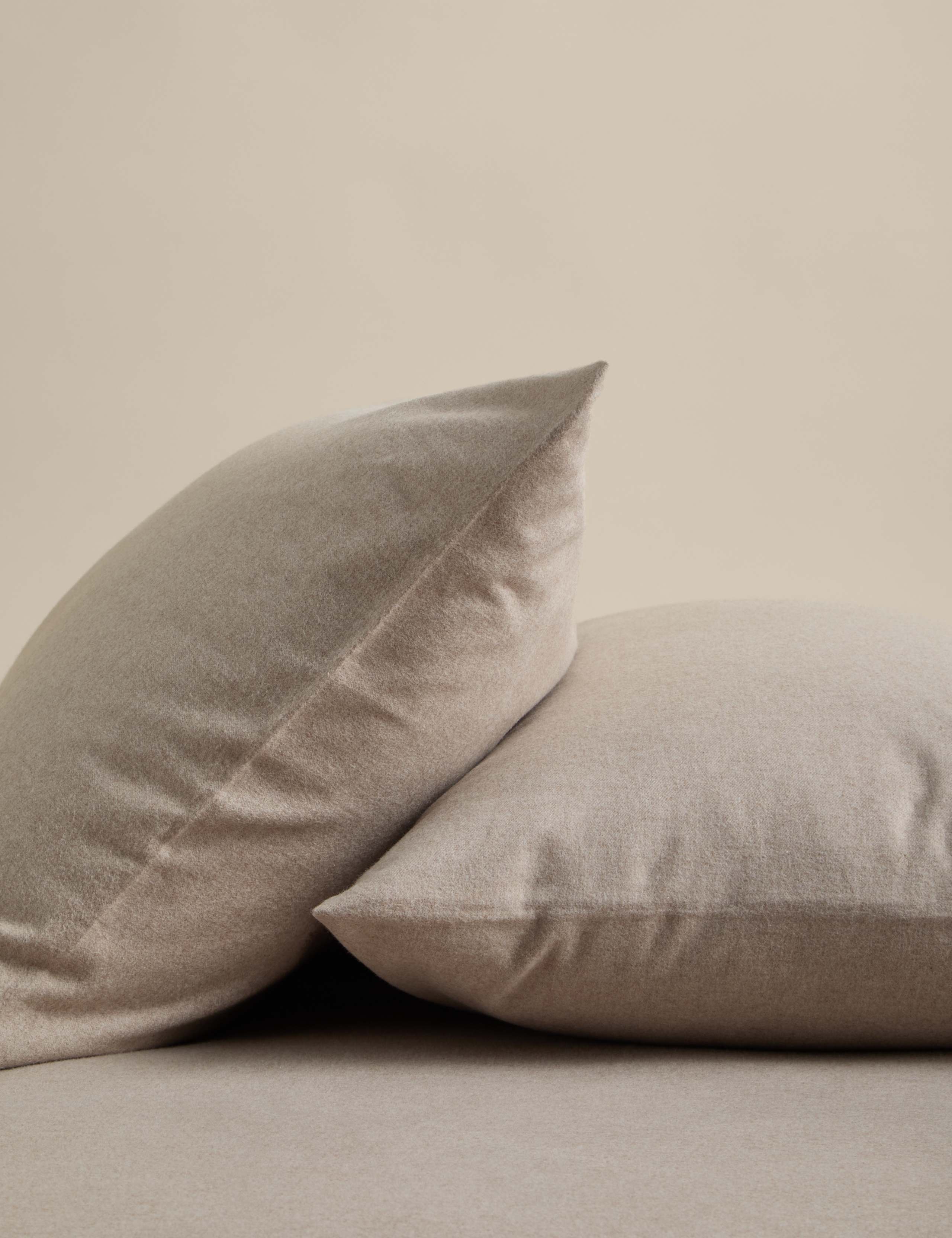2pk Cotton Rich Standard Pillowcases with Cashmere