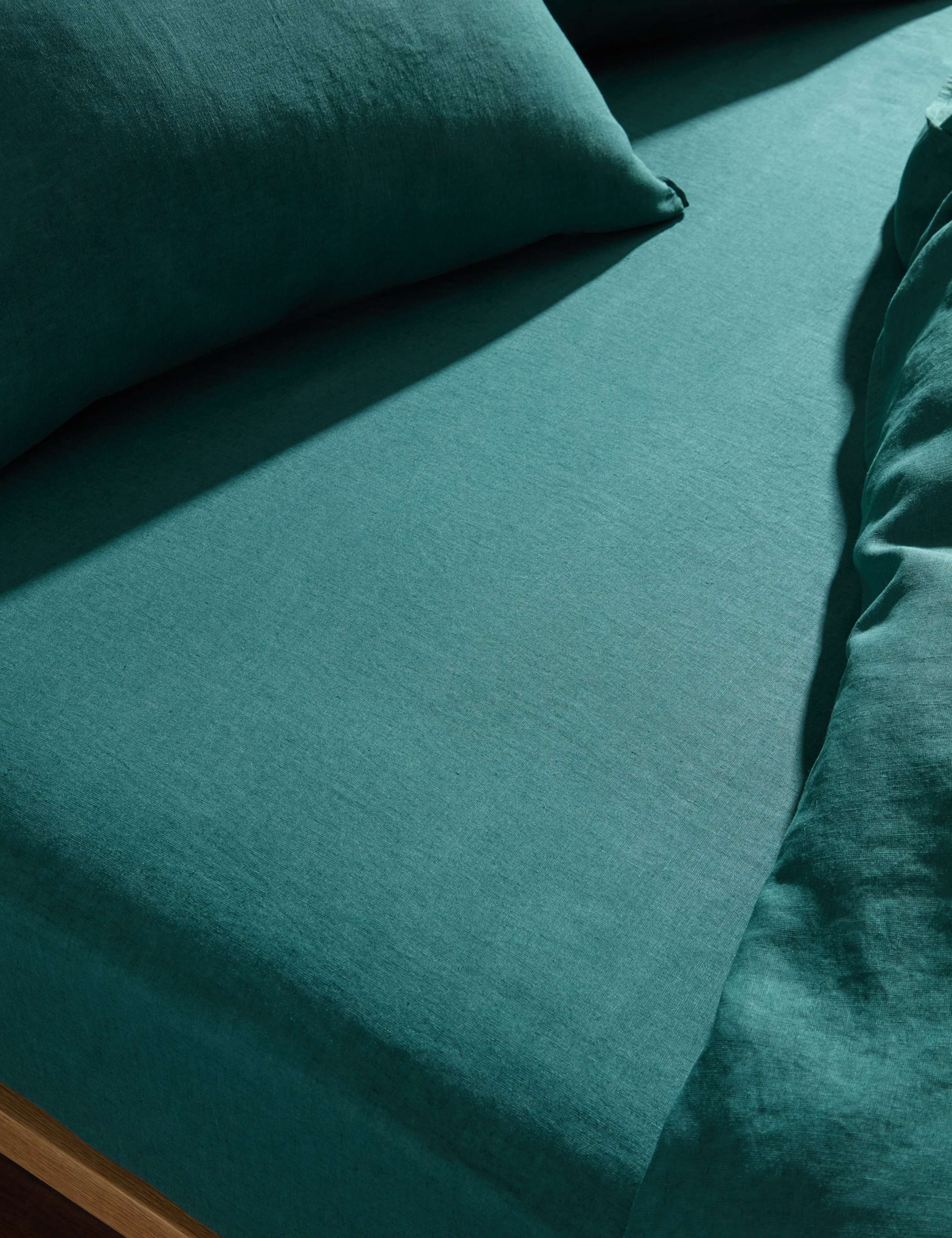 Pure Linen Extra Deep Fitted Sheet