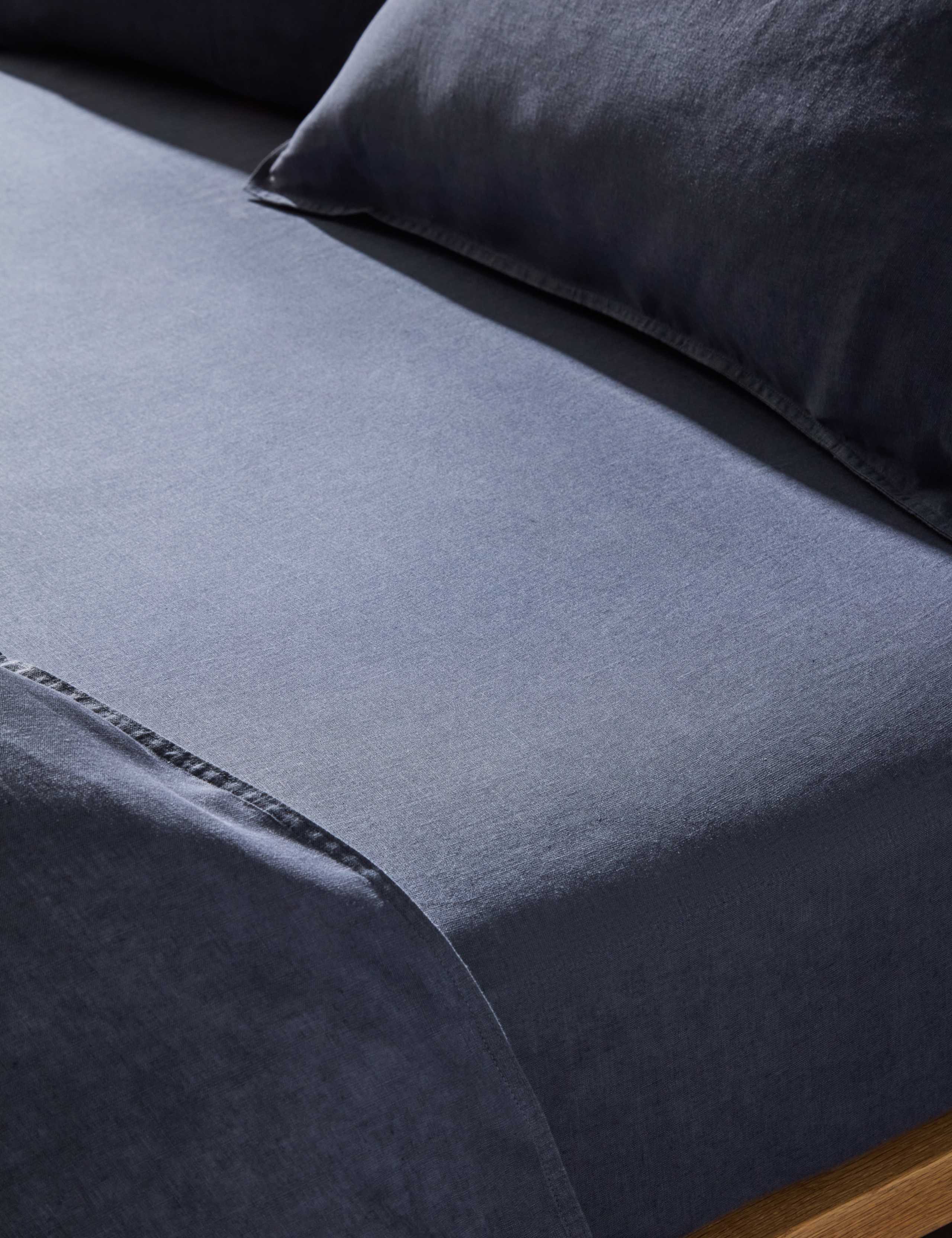 Pure Linen Deep Fitted Sheet