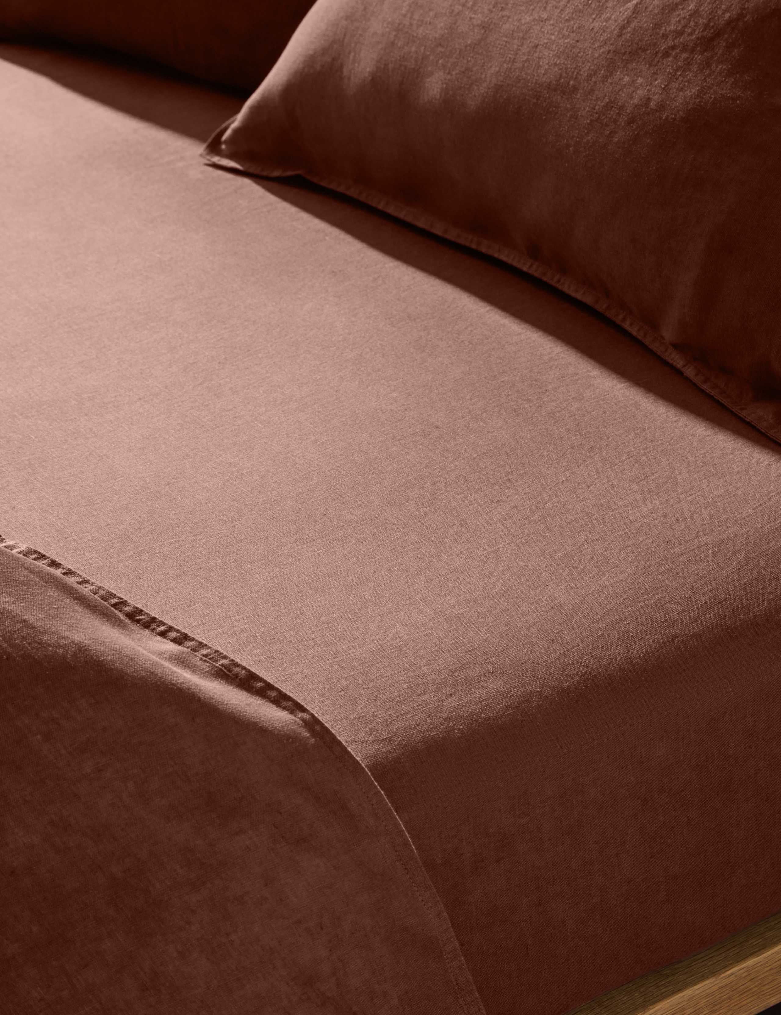 Pure Linen Deep Fitted Sheet