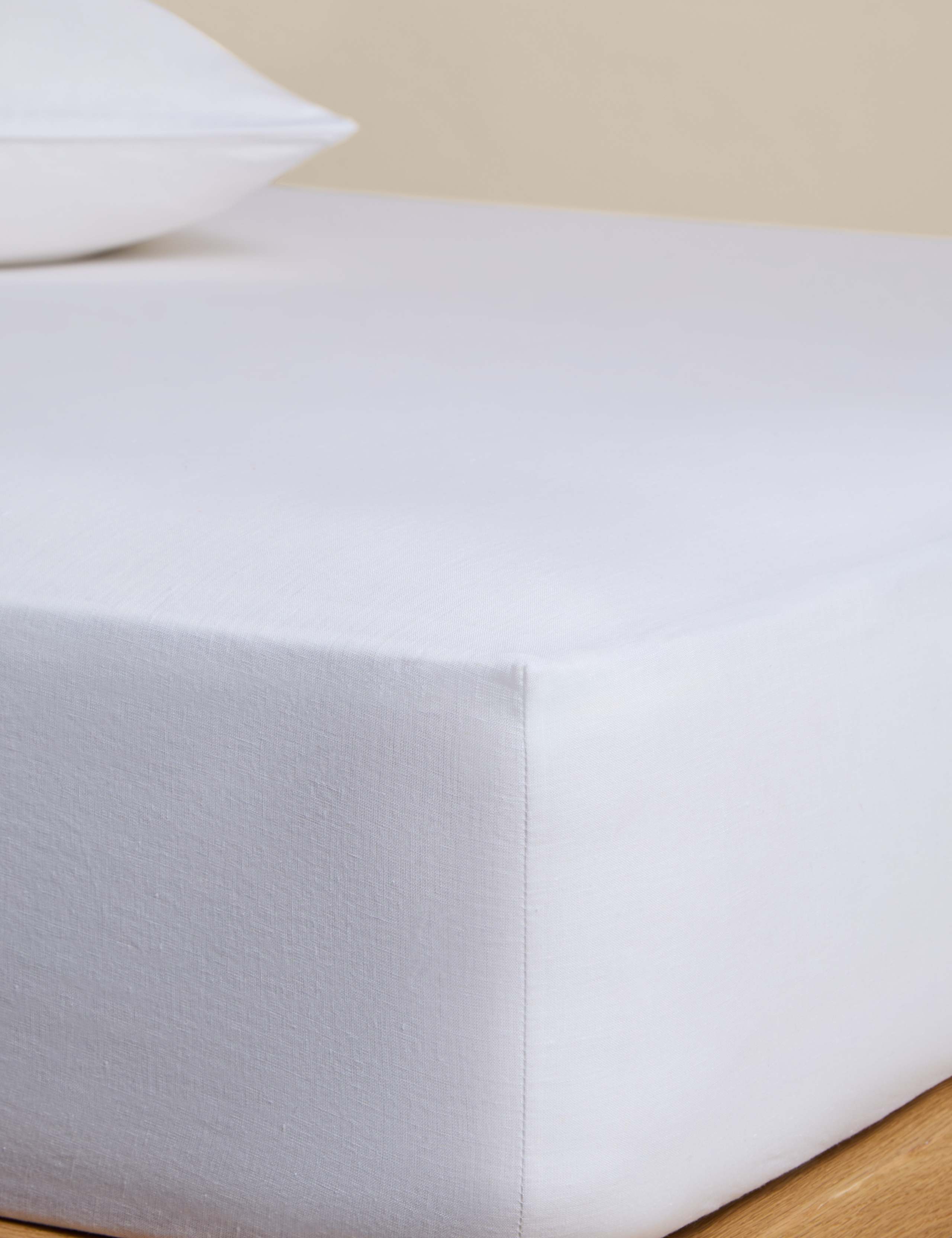 Pure Linen Deep Fitted Sheet
