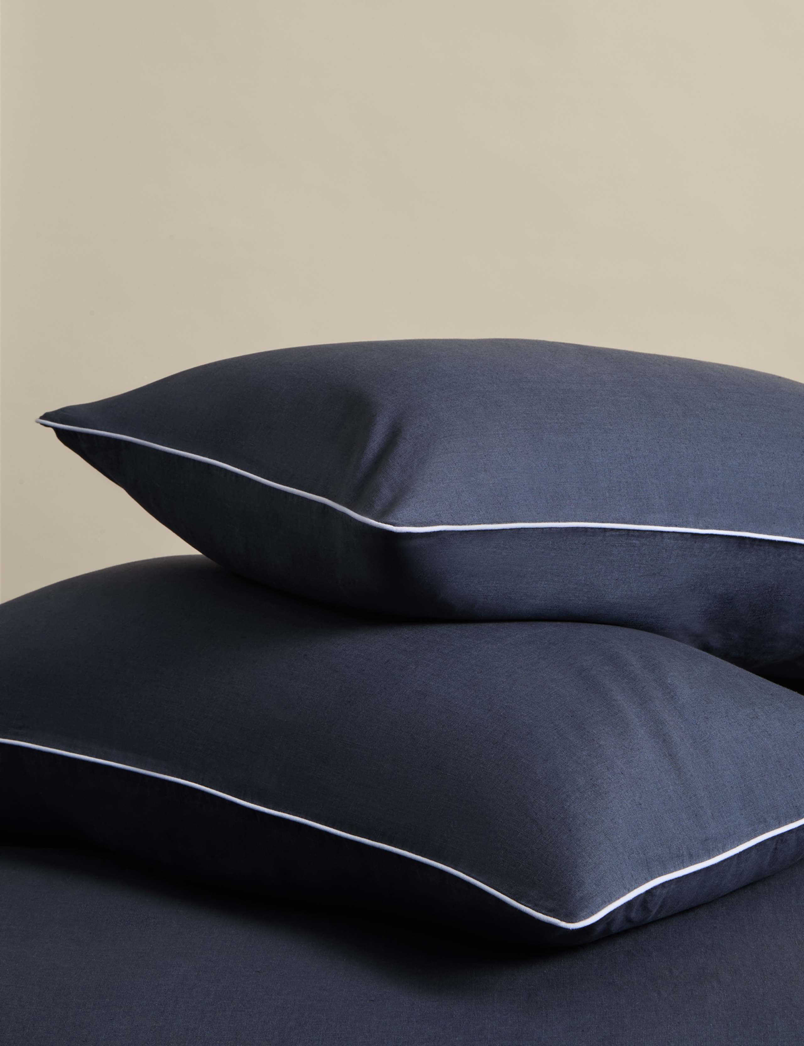 2 Pack Pure Linen 190 GSM Pillowcases