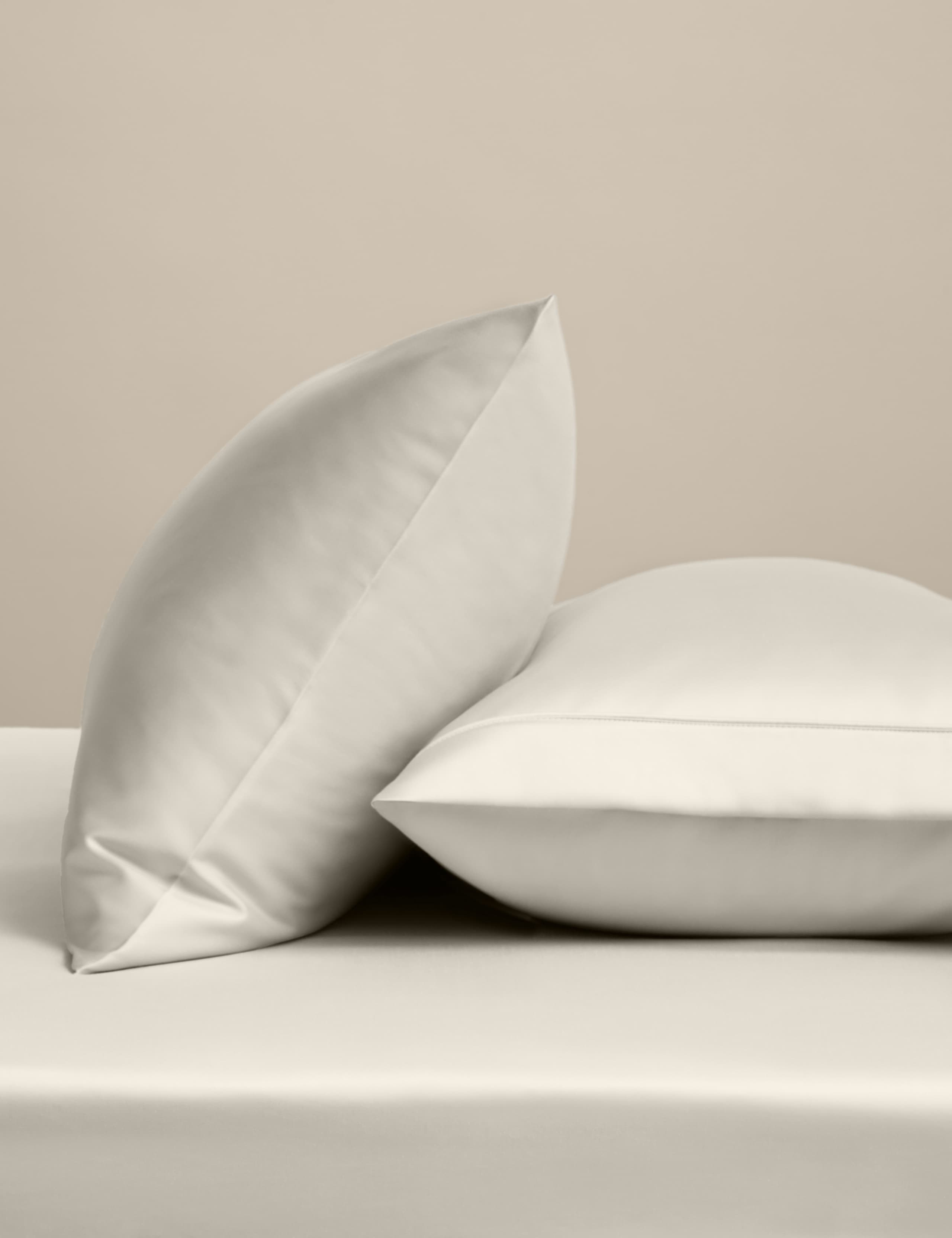 2 Pack Egyptian Cotton Sateen Pillowcases