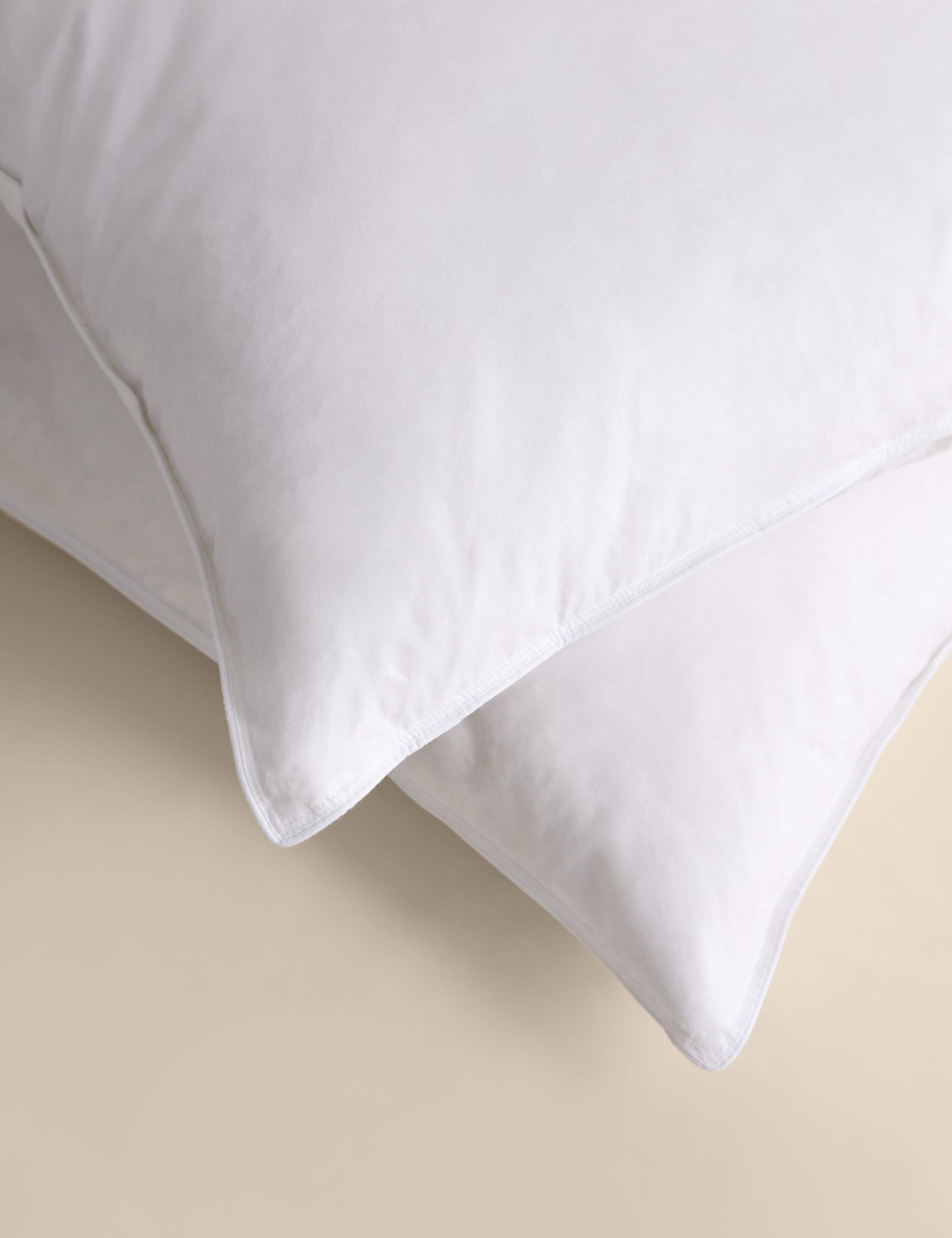 2 Pack Duck Feather & Down Medium Pillows