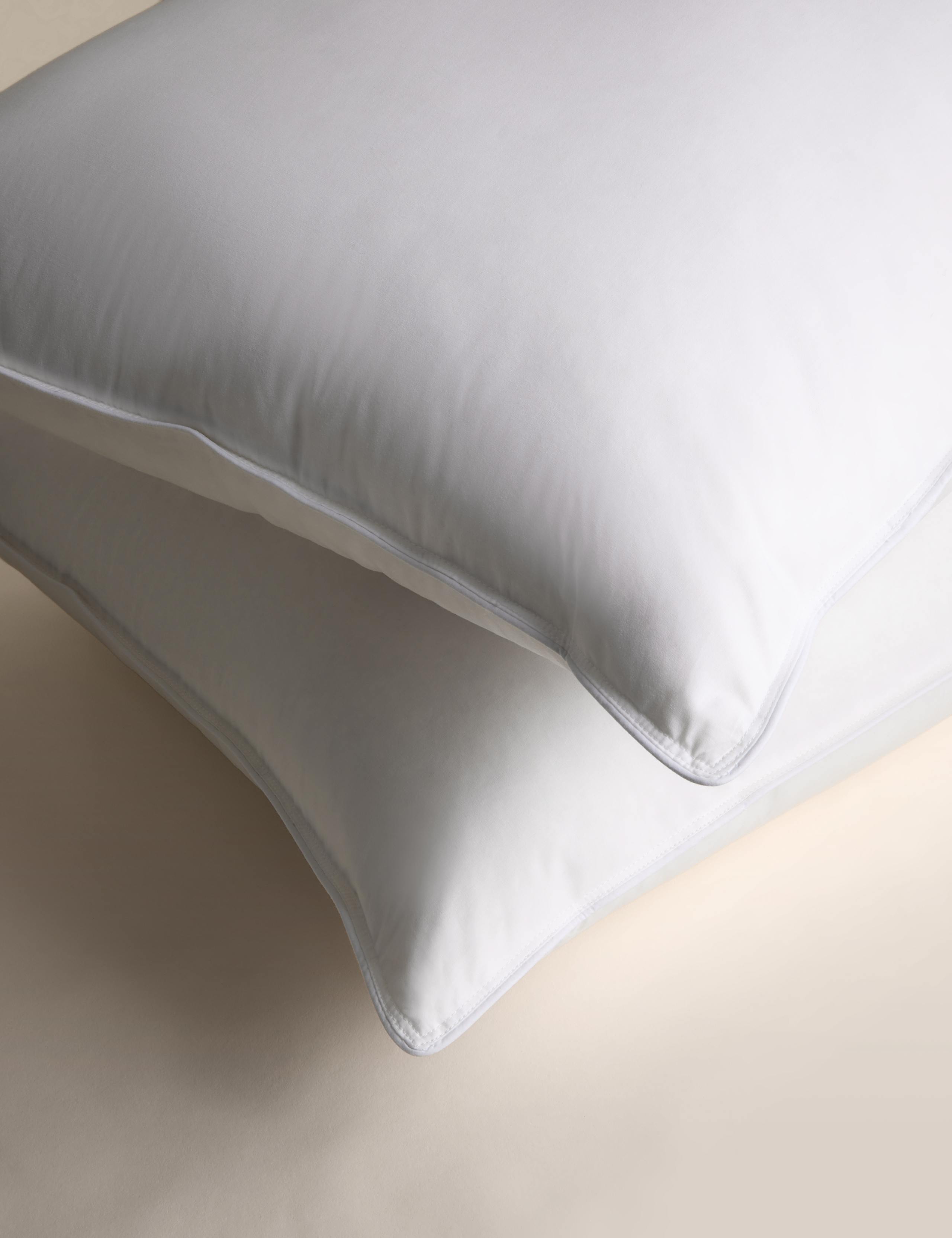 2pk Duck Feather & Down Firm Pillows