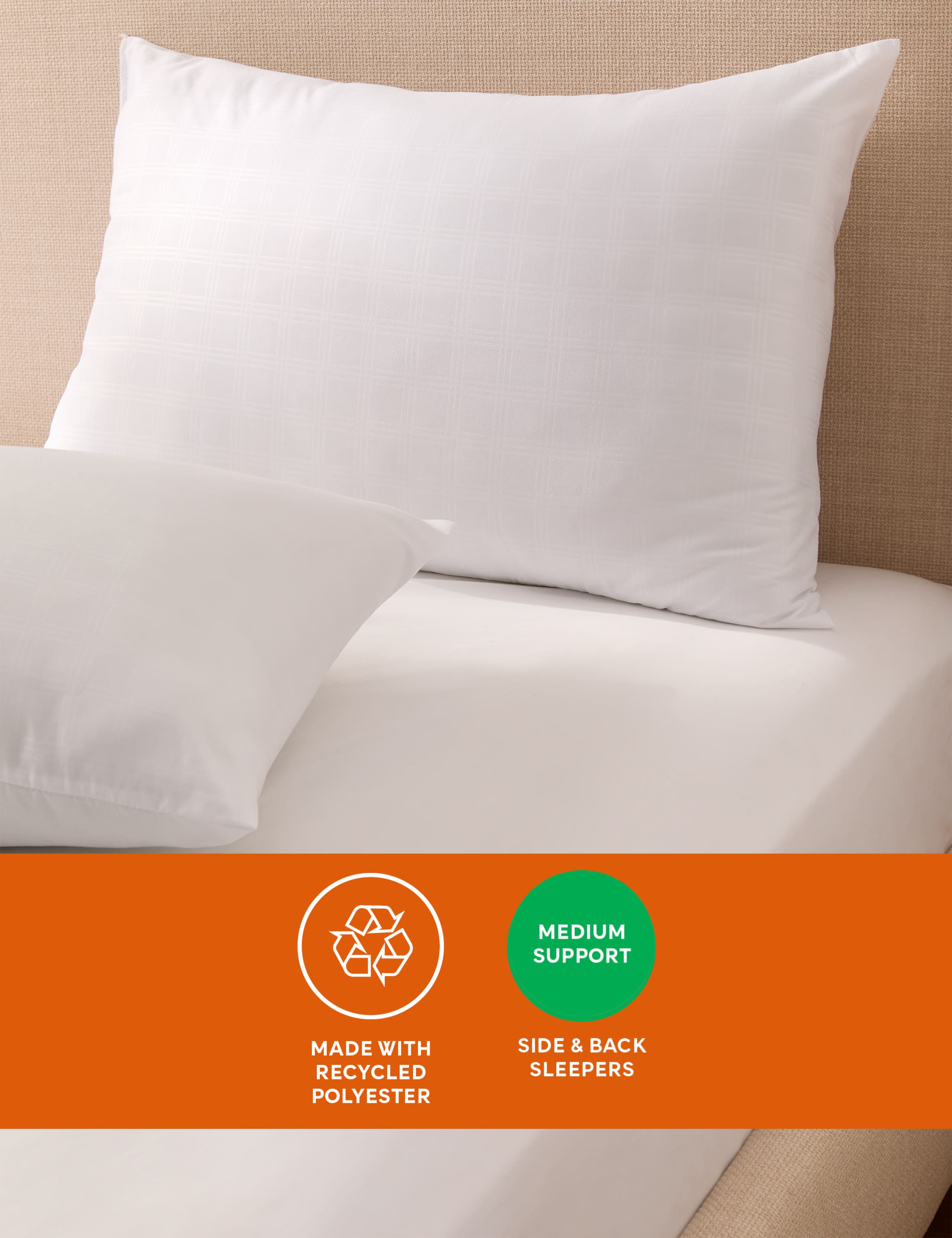 2pk Warm & Toasty Medium Pillows