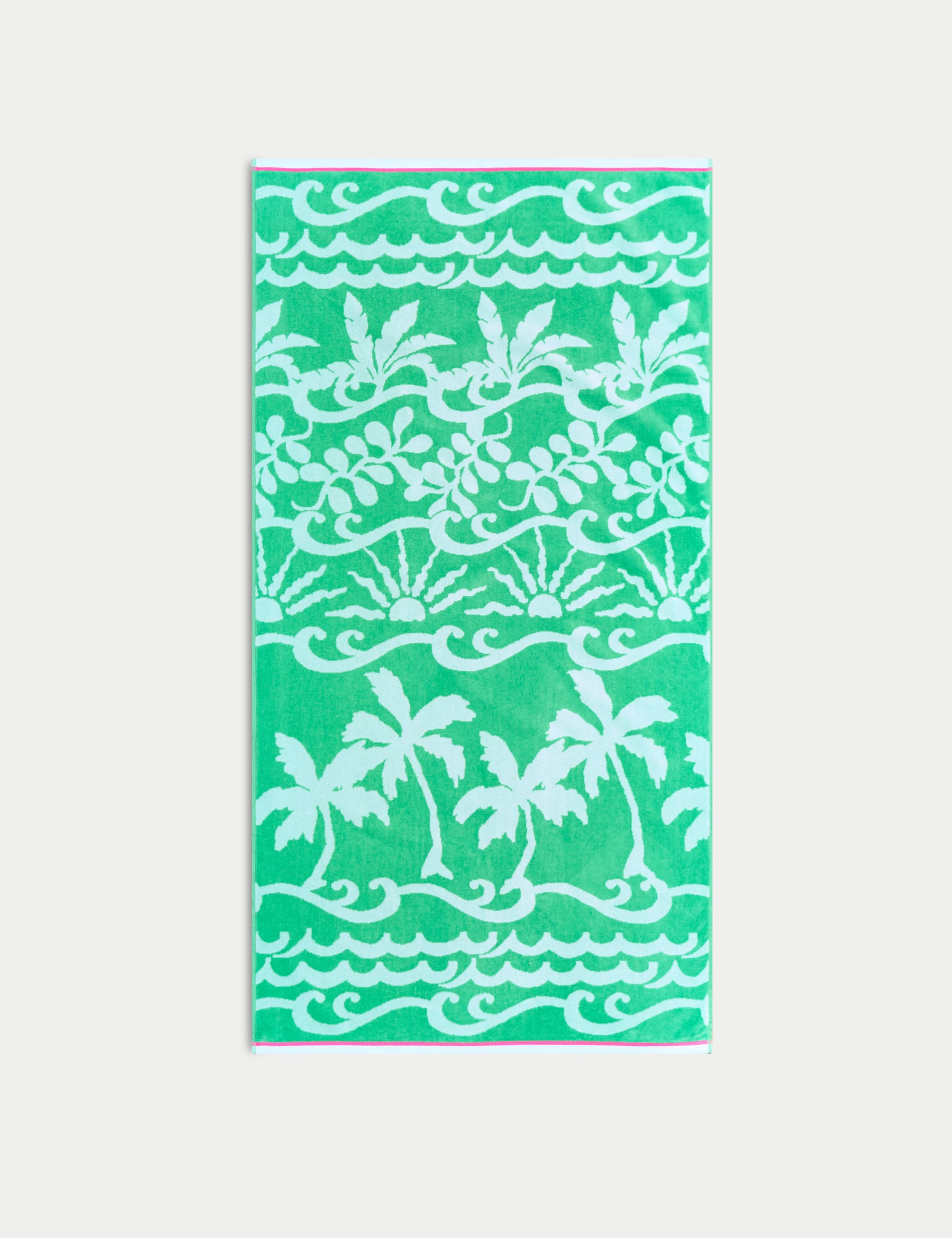 Pure Cotton Palm Beach Towel