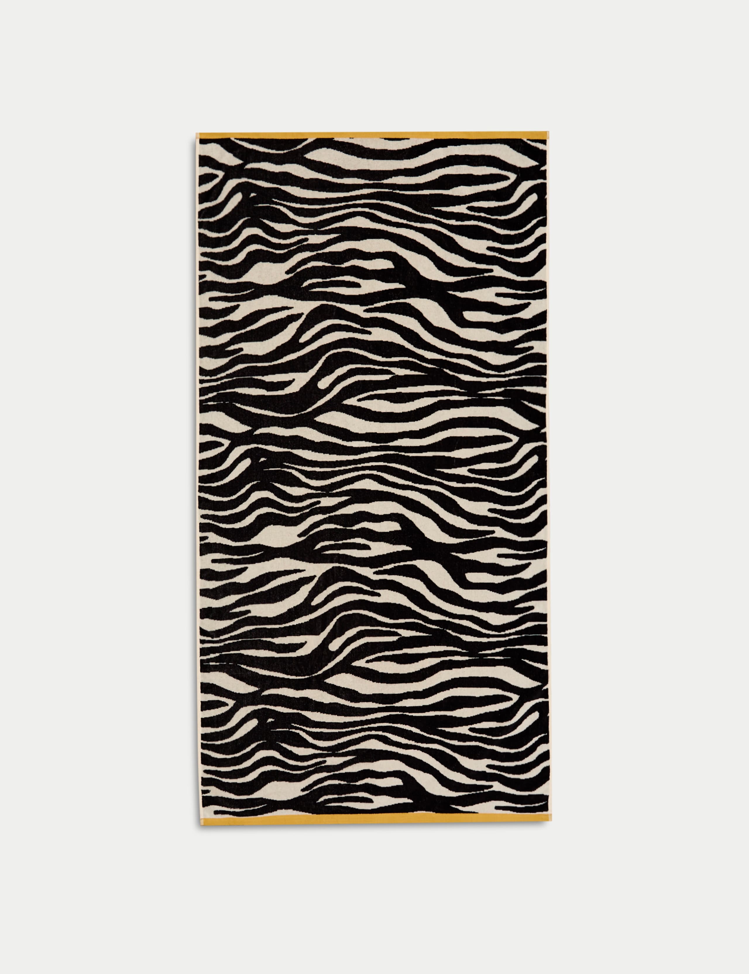 Pure Cotton Zebra Print Beach Towel