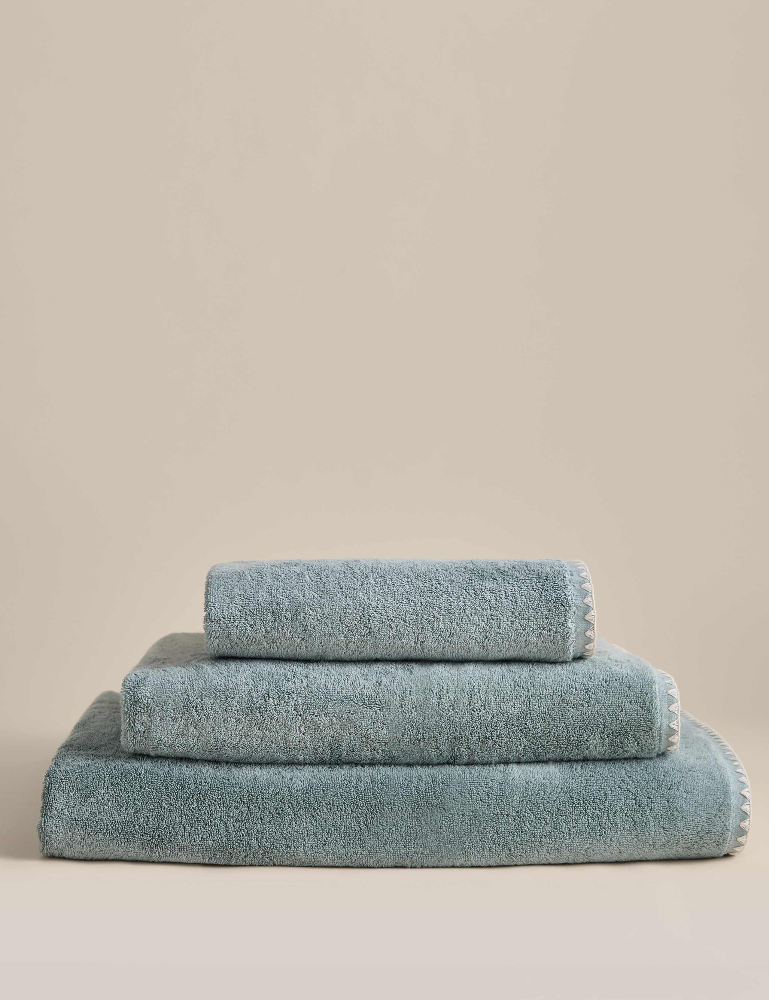 Egyptian Cotton Blanket Stitch Towel