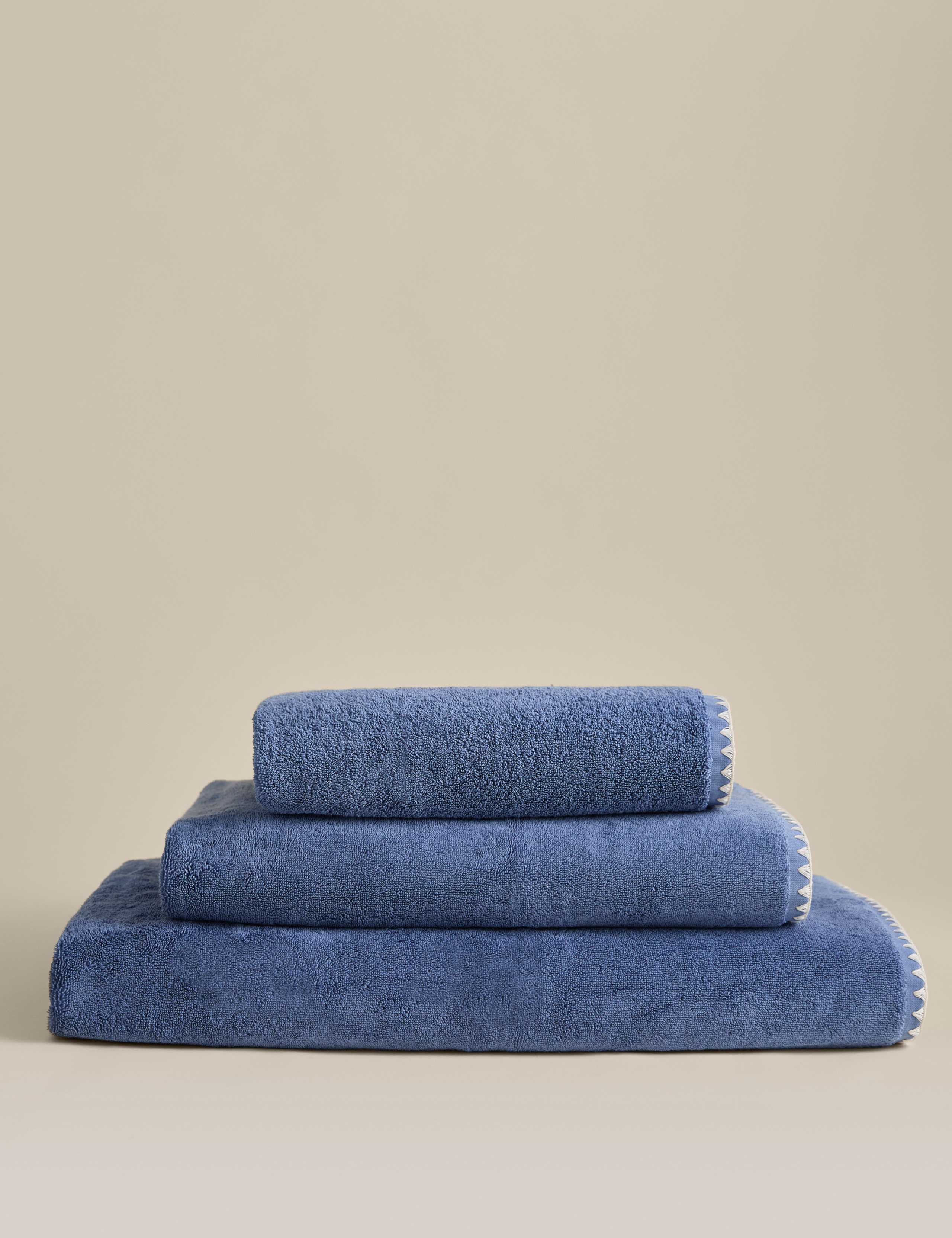 Egyptian Cotton Blanket Stitch Towel