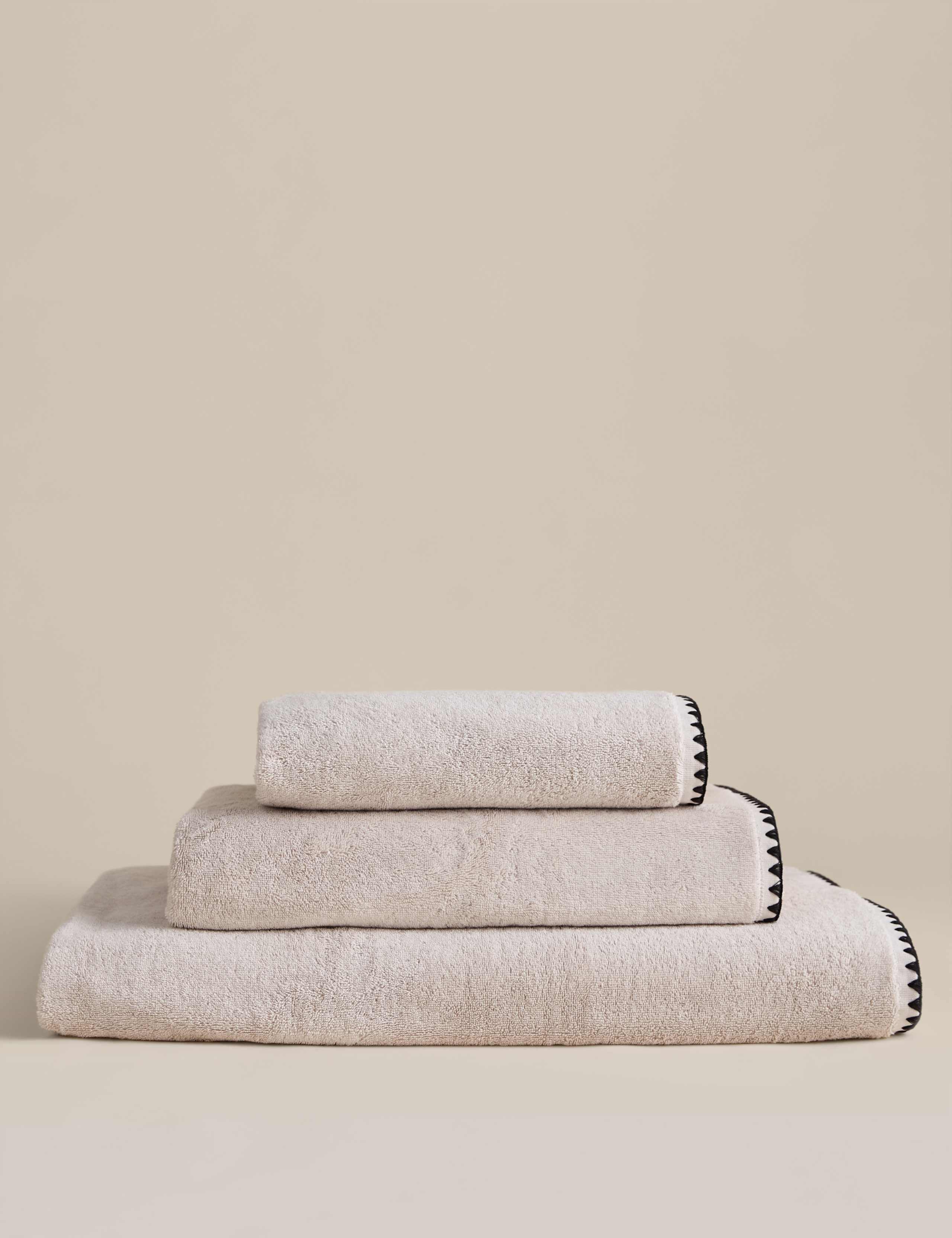 Egyptian Cotton Blanket Stitch Towel