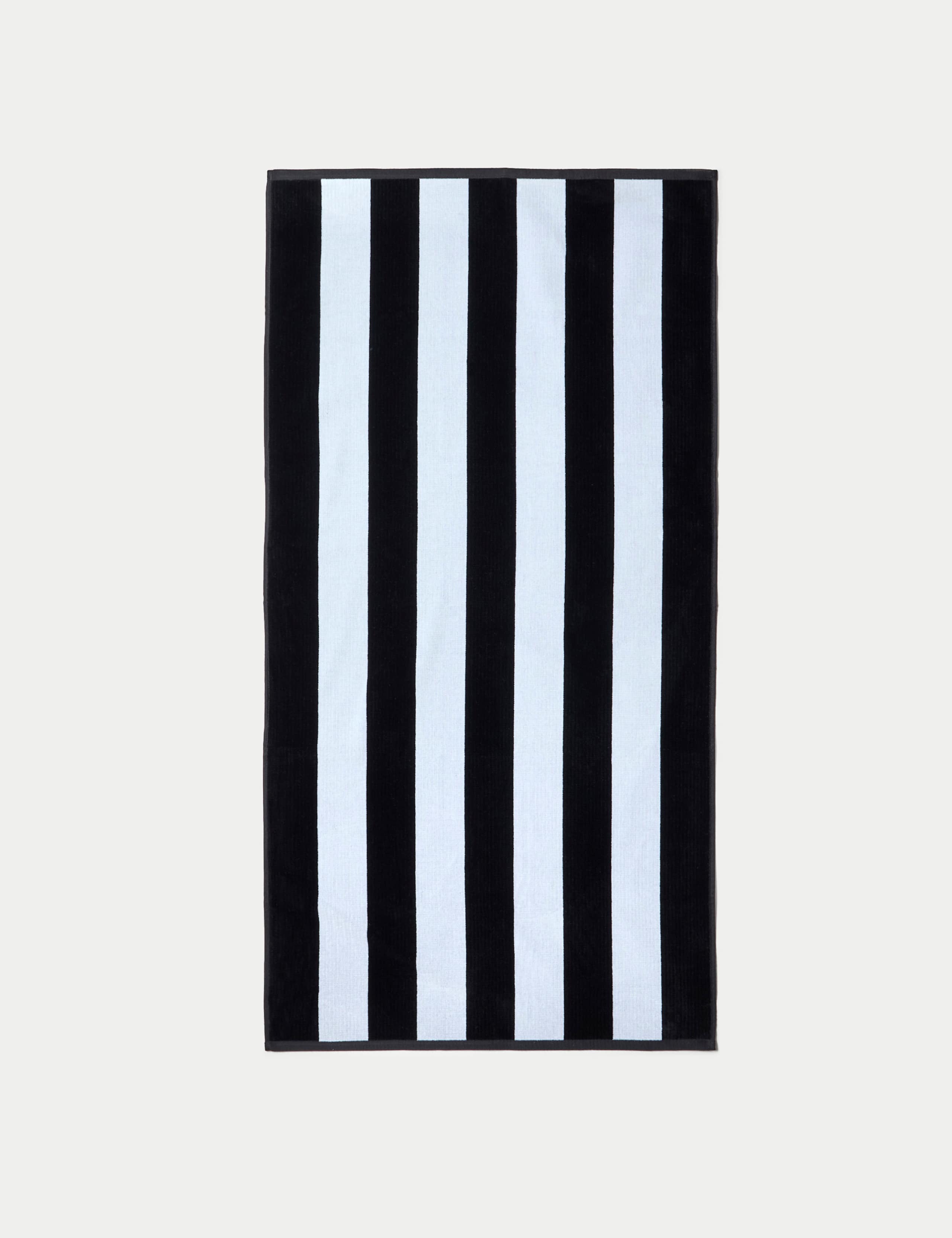 Pure Cotton Striped Sand Resistant Beach Towel
