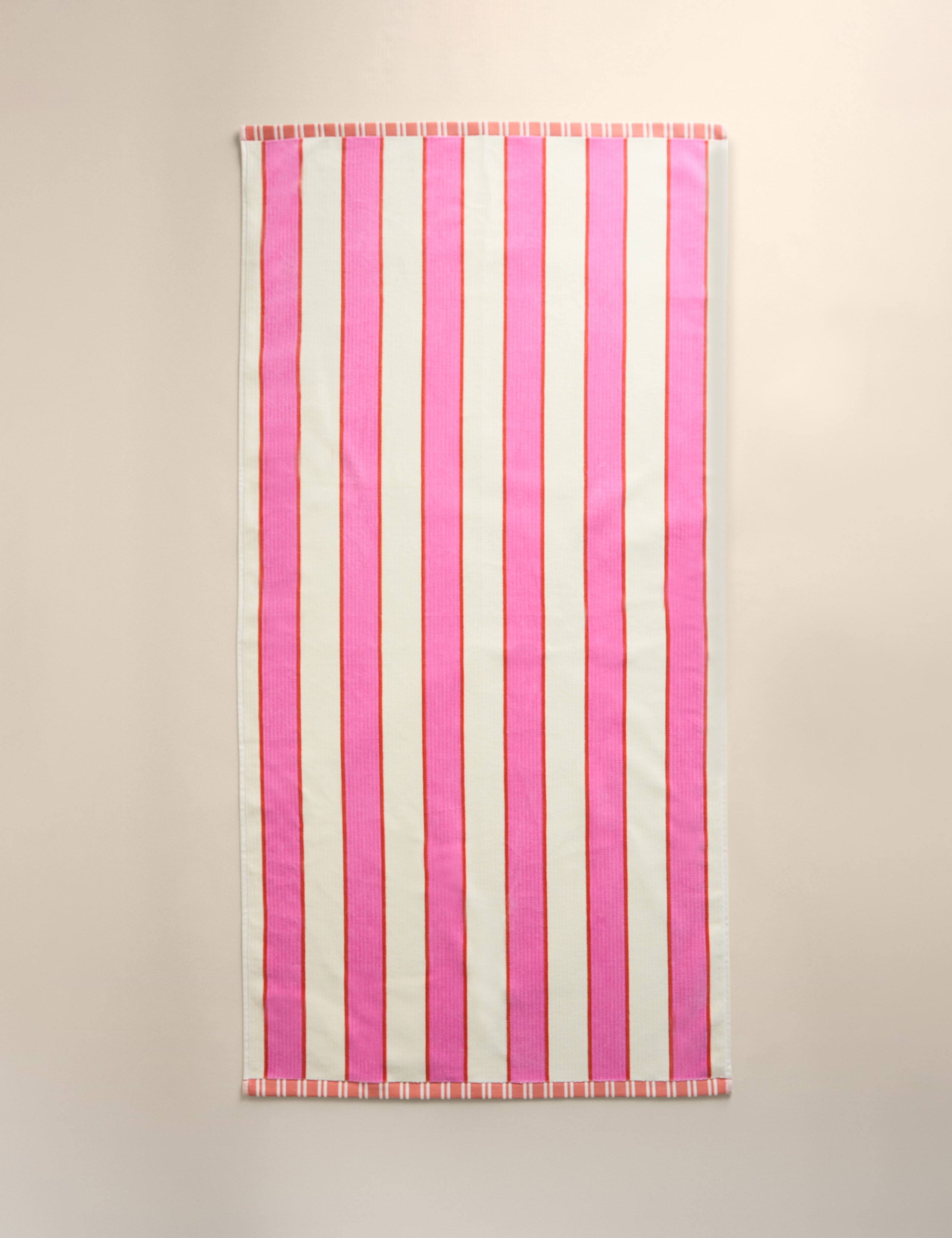 Pure Cotton Stripe Sand Resistant Beach Towel