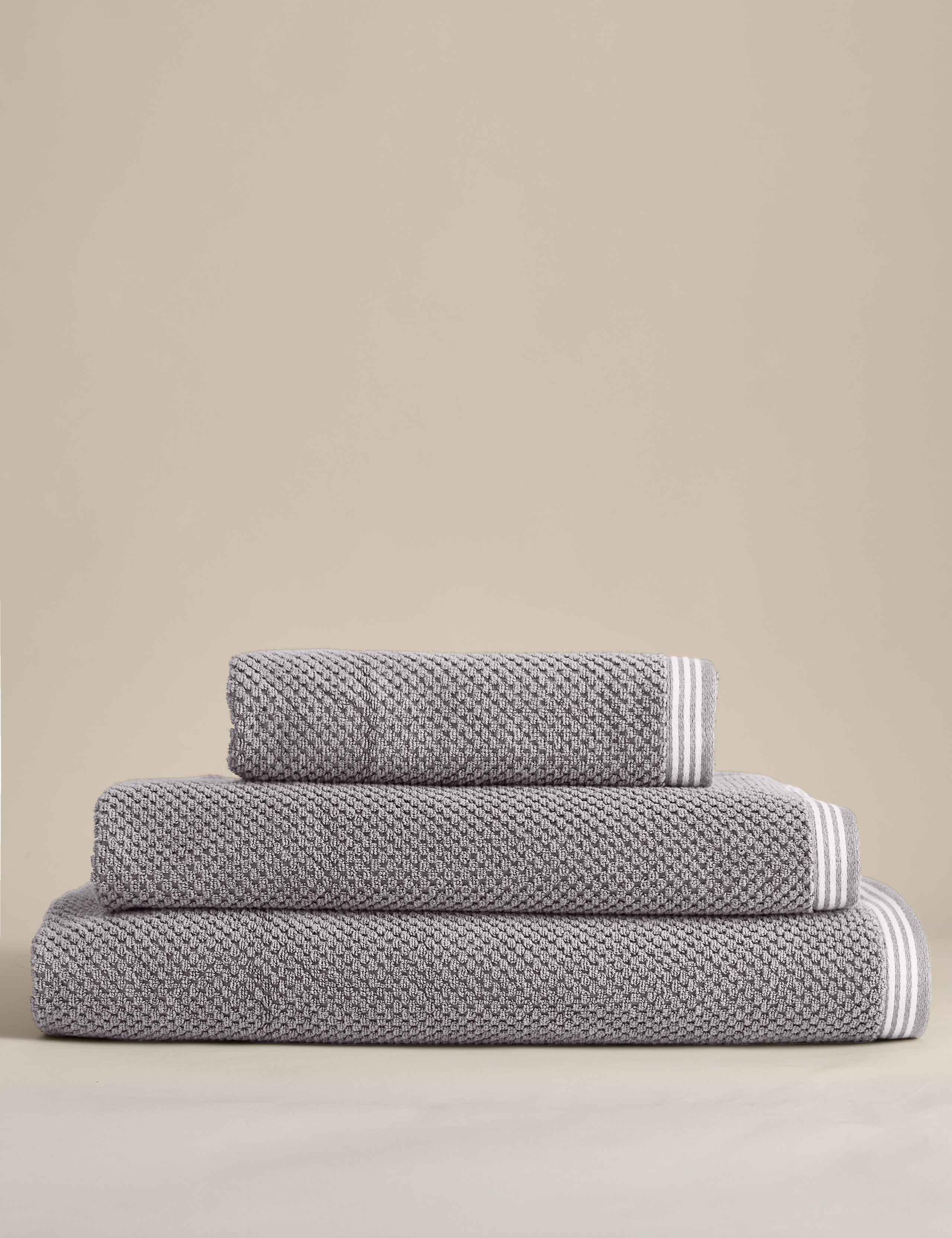 Pure Soft Cotton Rice Weave Towel