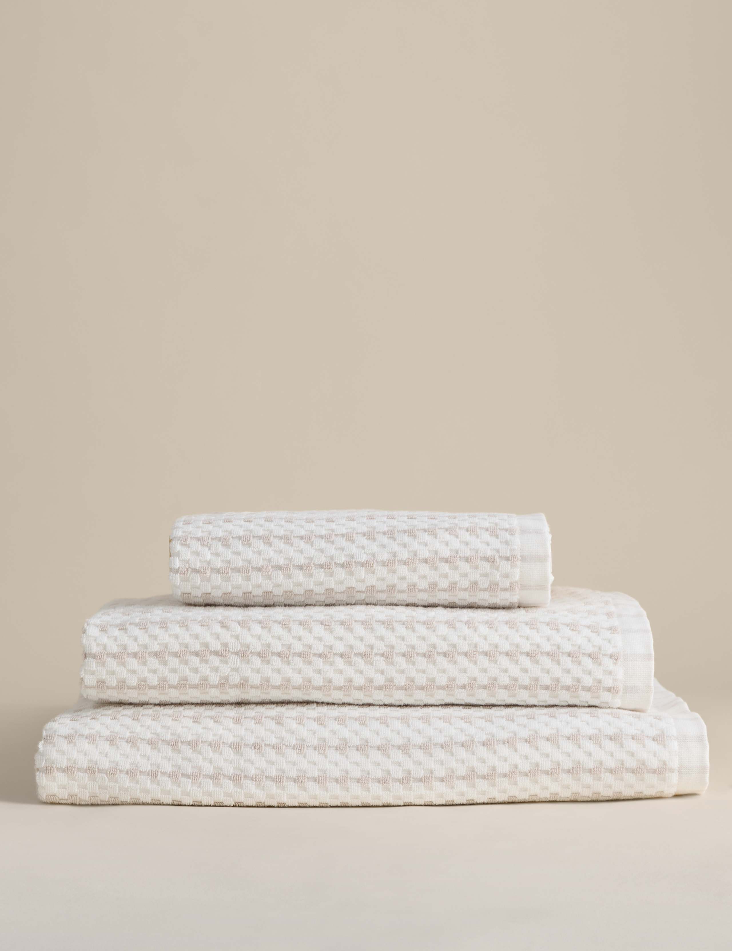 Pure Cotton Spotty Striped Towel