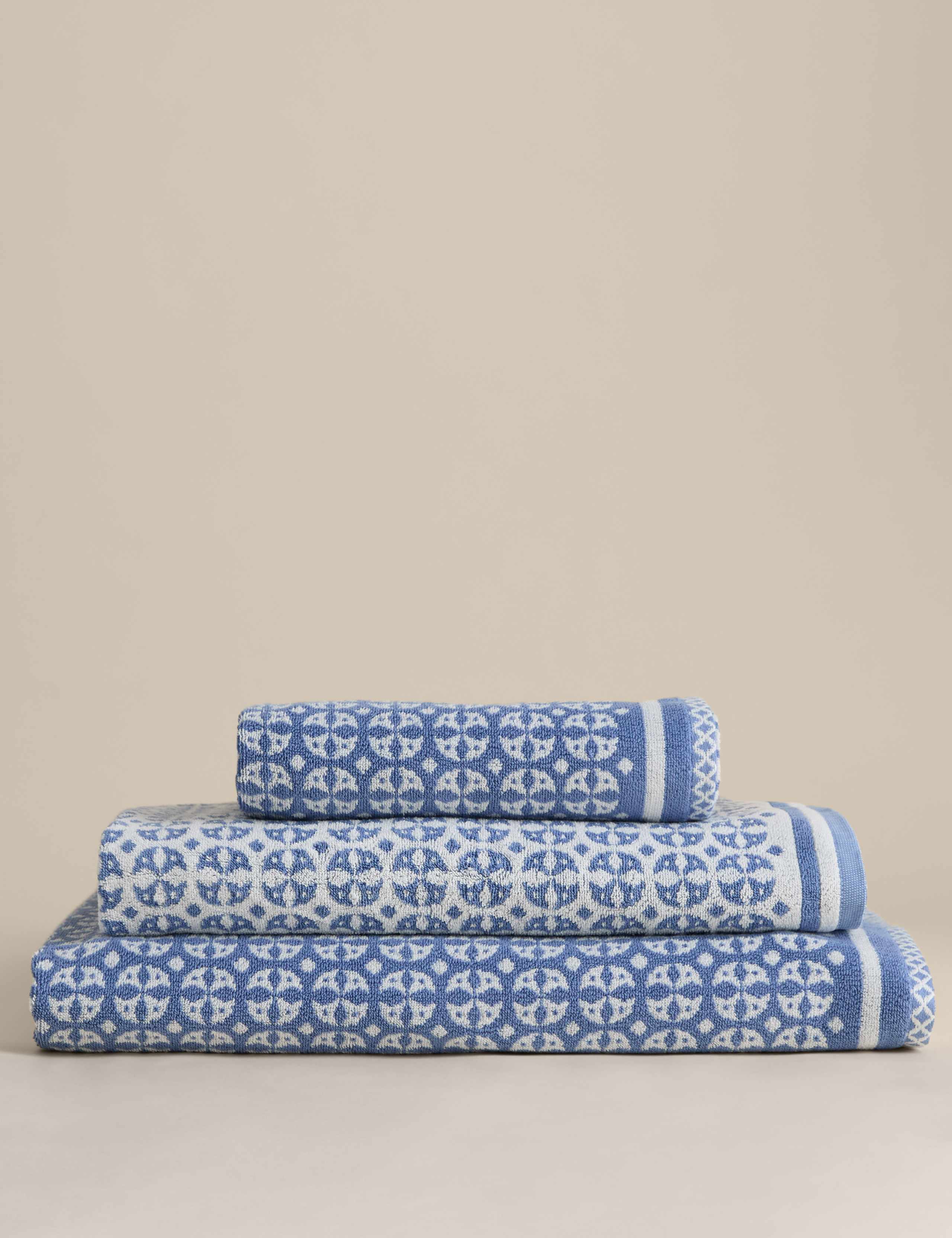 Pure Cotton Geometric Circle Towel