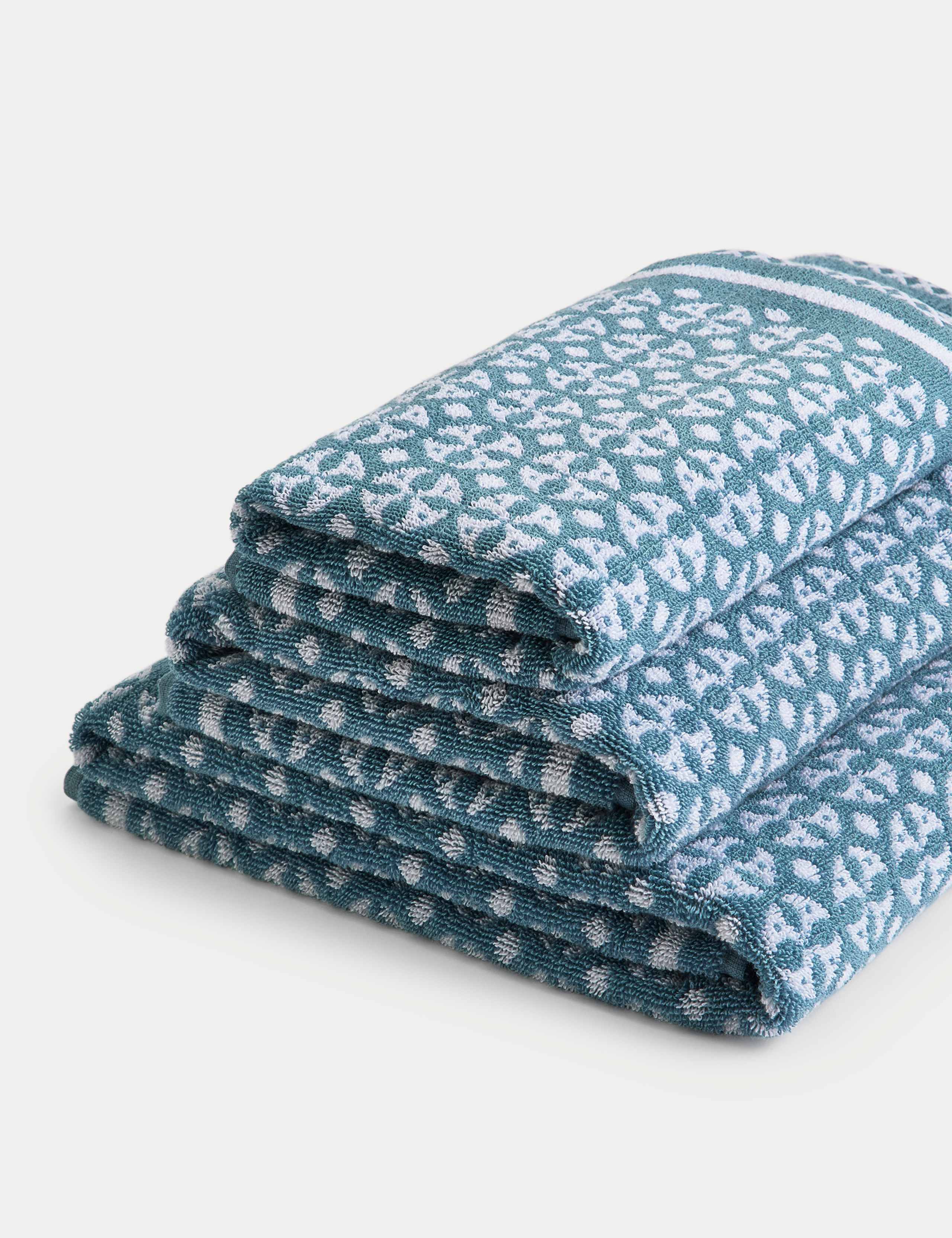 Pure Cotton Geometric Circle Towel