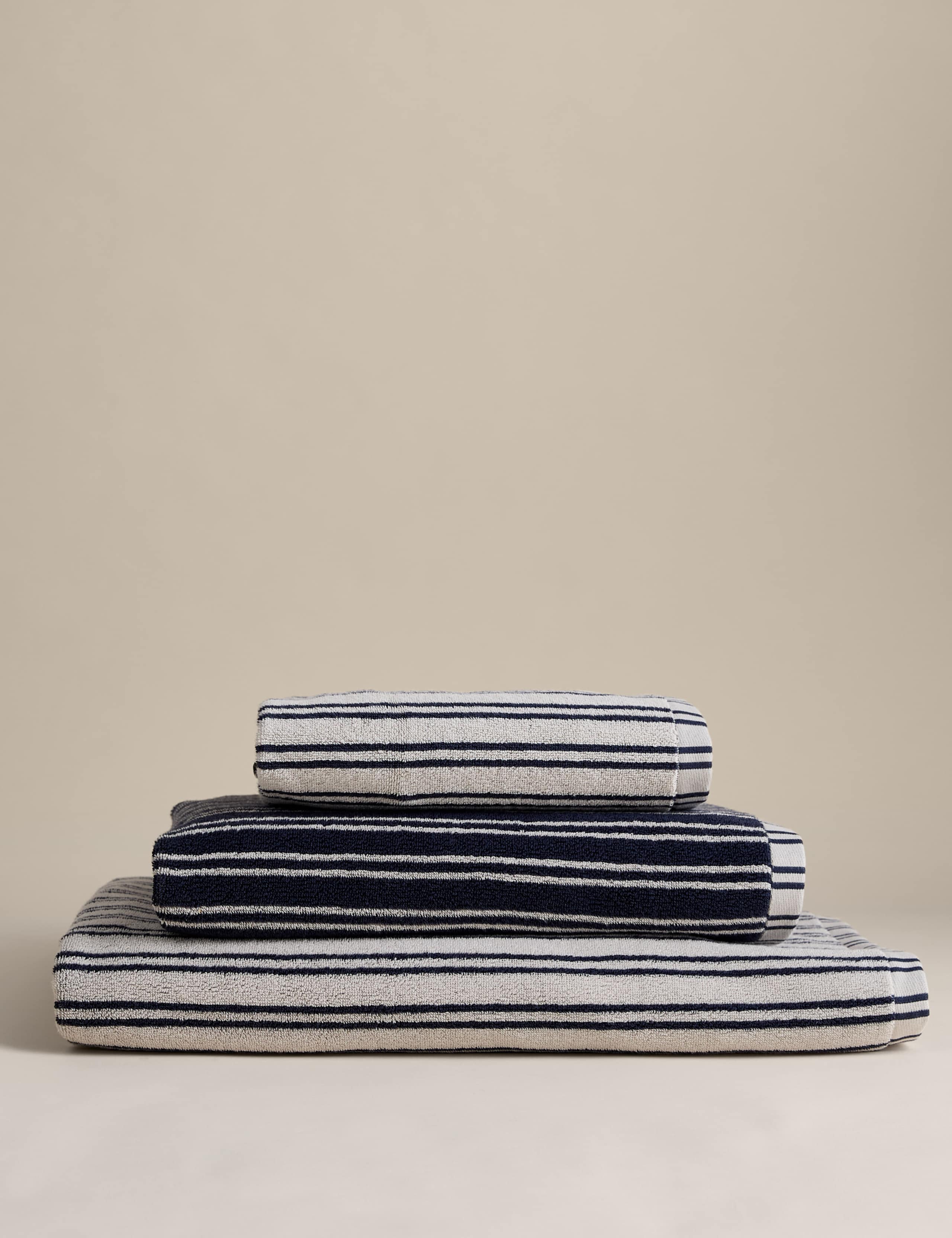 Pure Cotton Narrow Stripe Towel