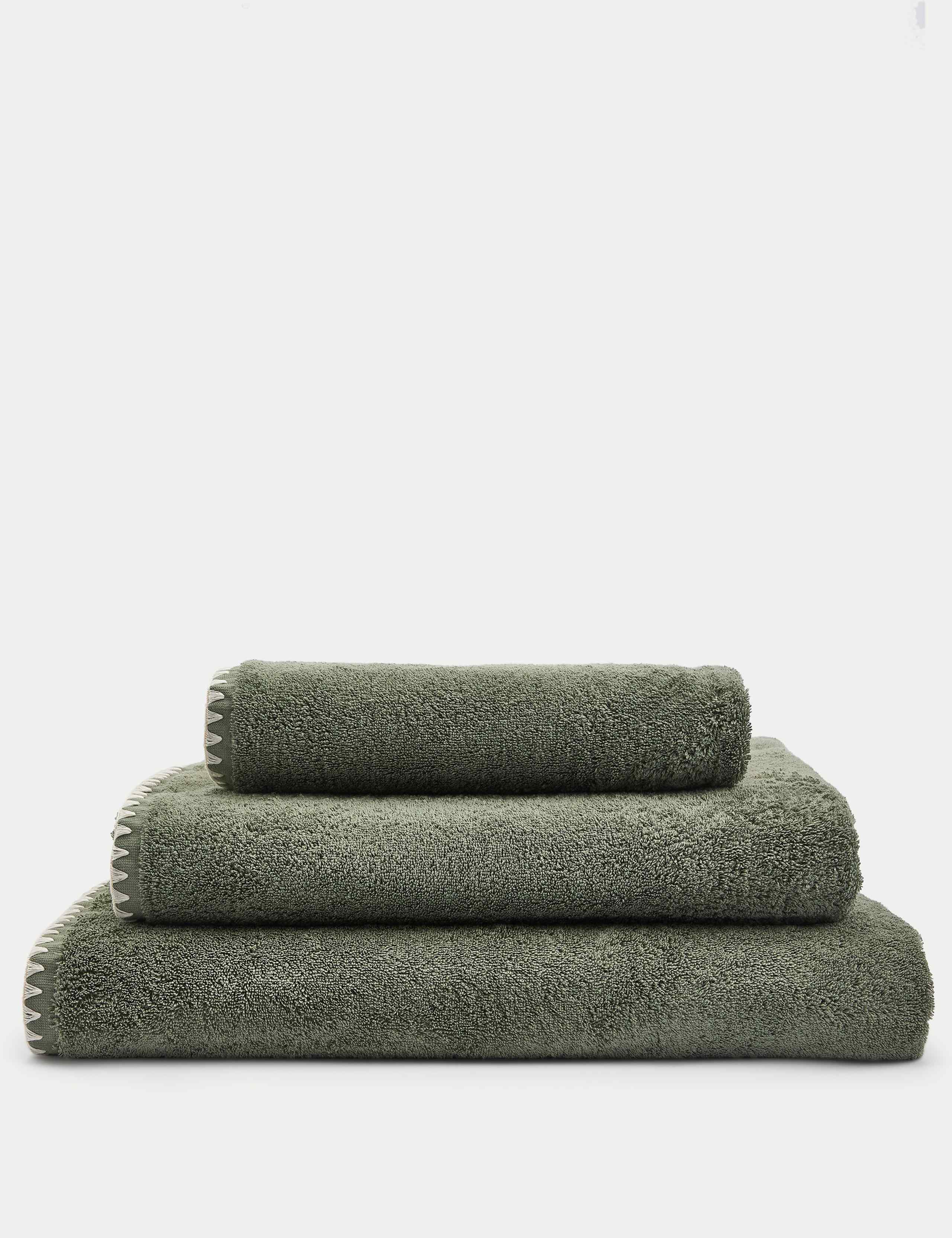 Pure Cotton Blanket Stitch Towel