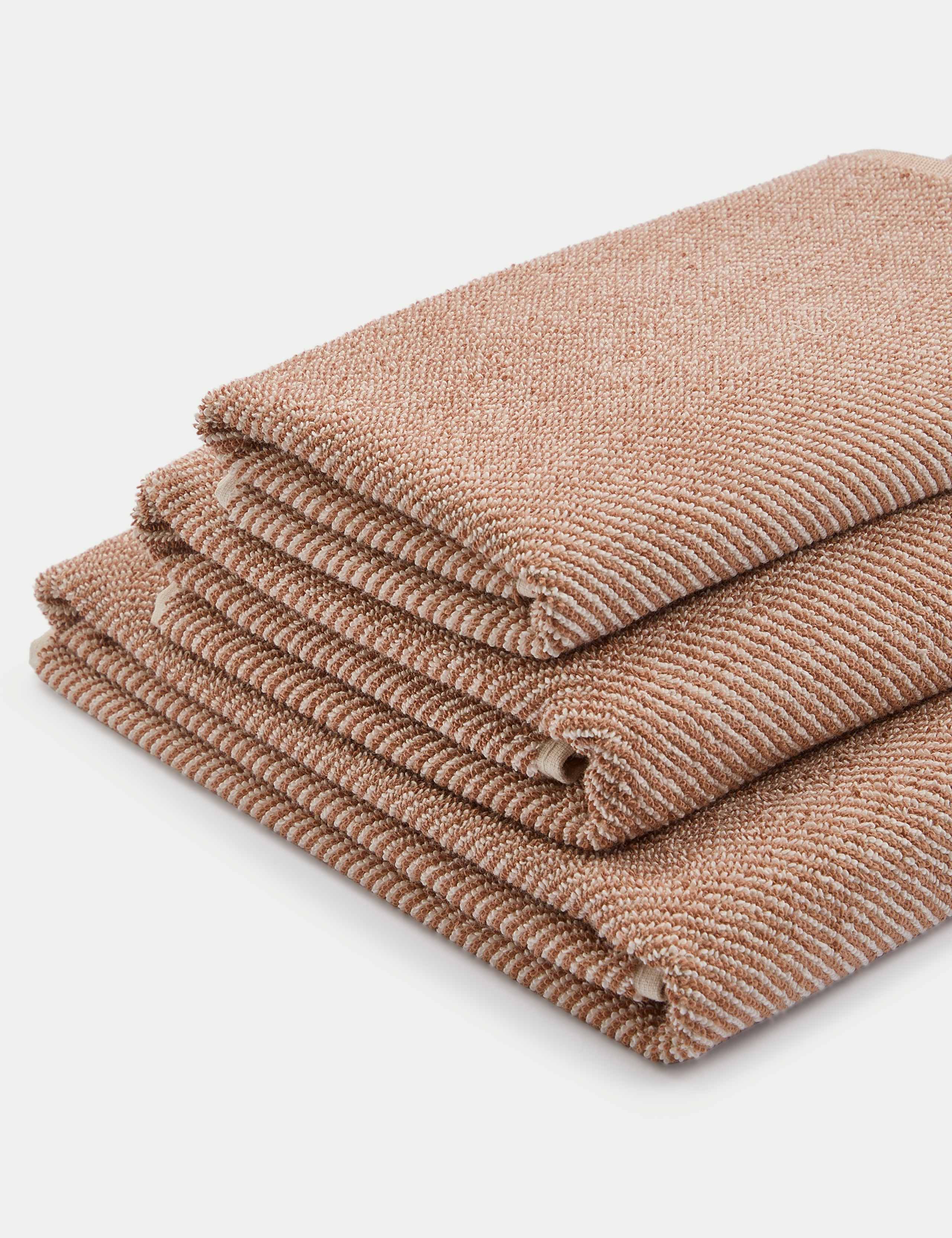 Pure Cotton Narrow Striped Towel
