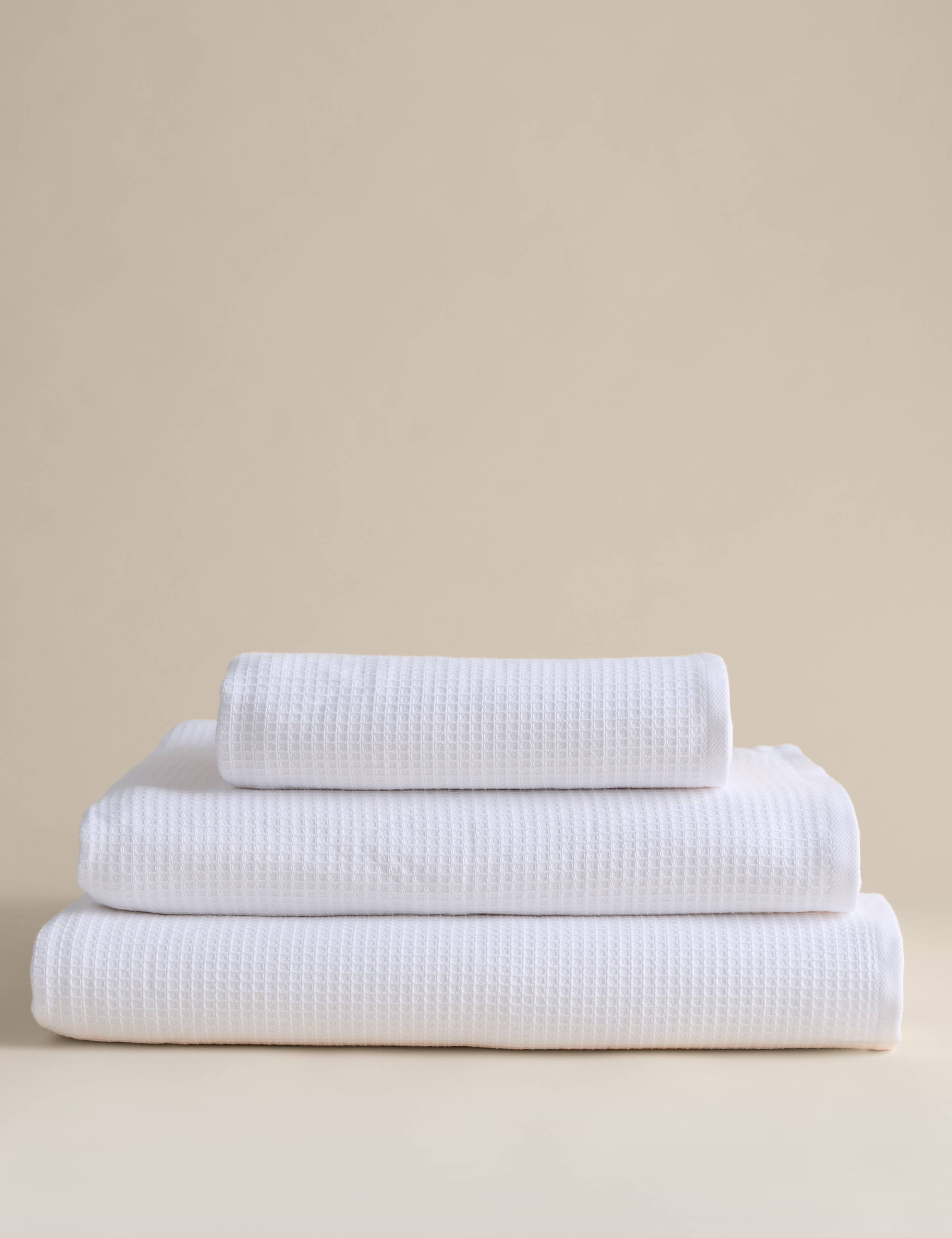 Pure Cotton Waffle Towel
