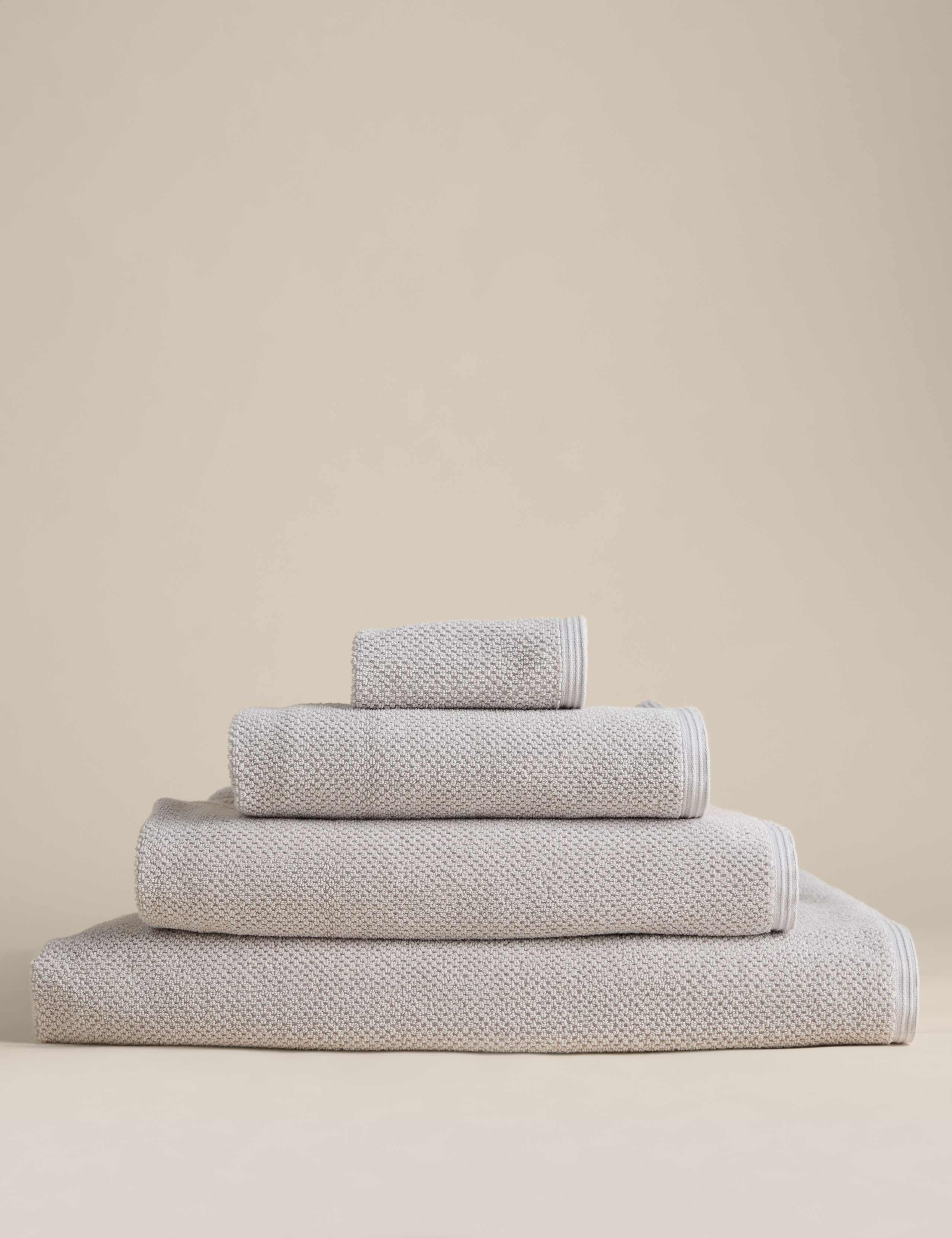 Pure Cotton Rice Weave Towel