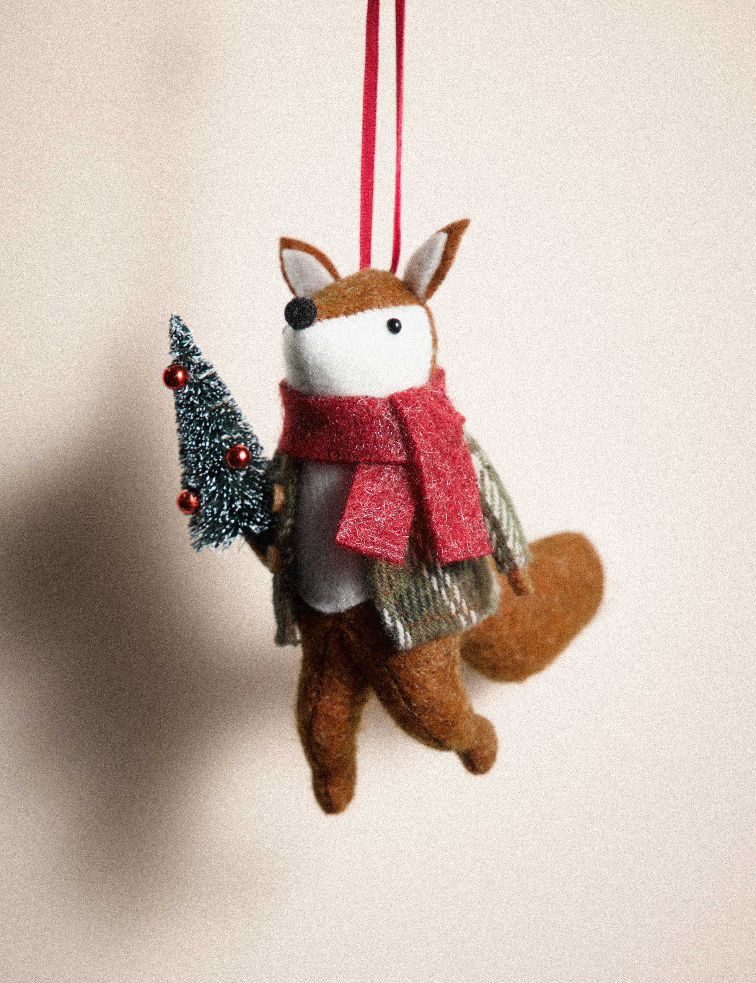 Felt Novelty Fox Decoration