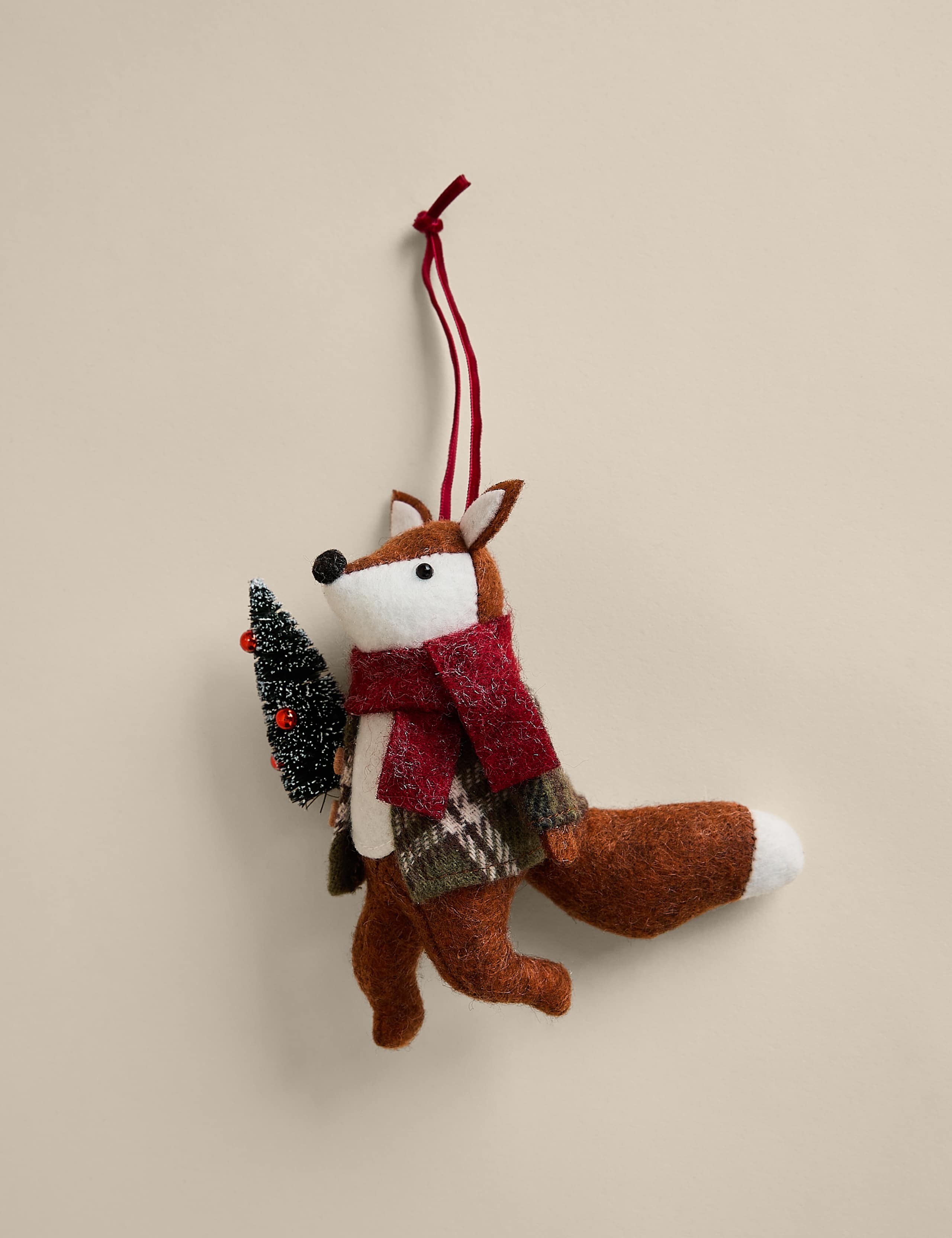 Felt Novelty Fox Decoration