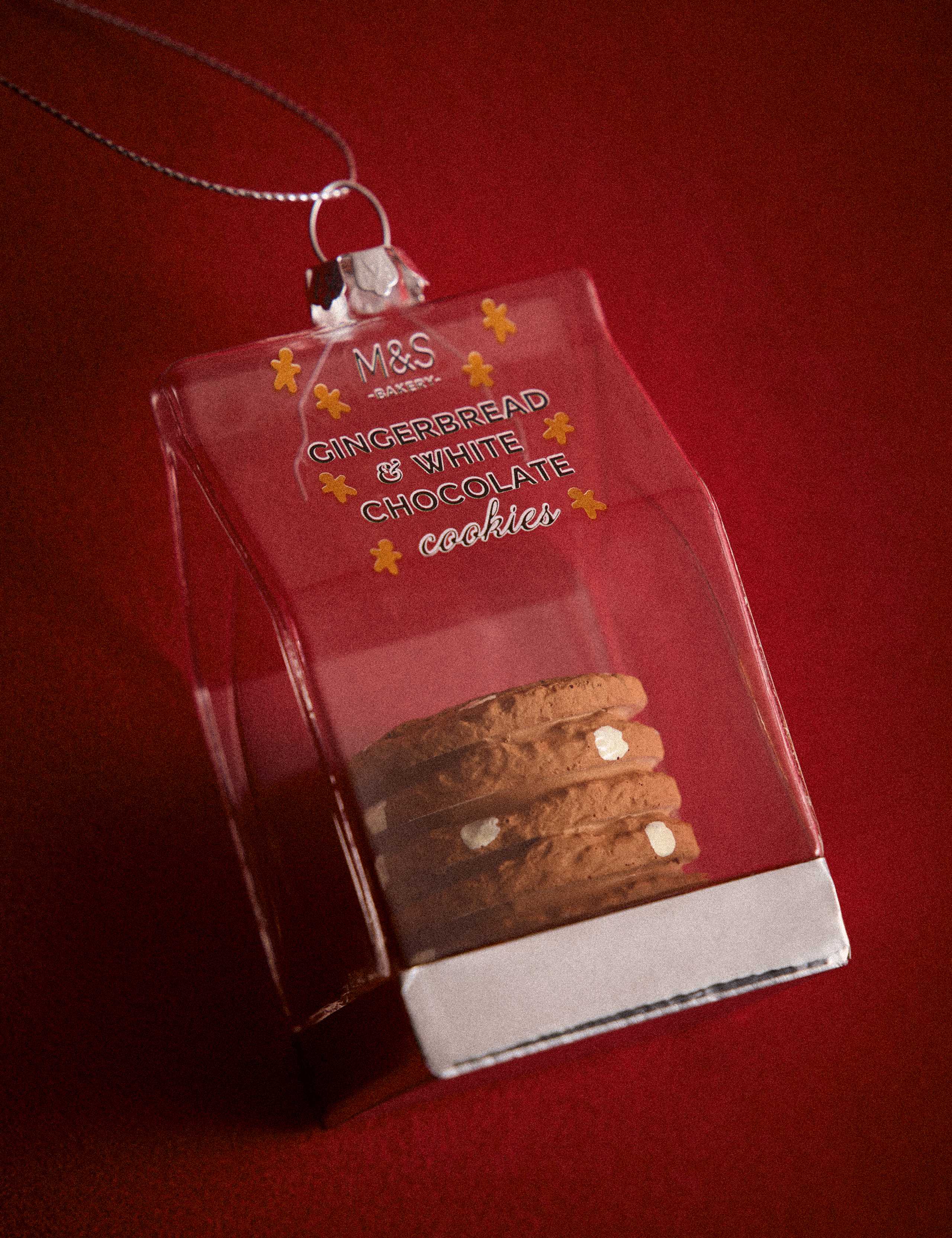 Glass Hanging Cookies Tree Decorations