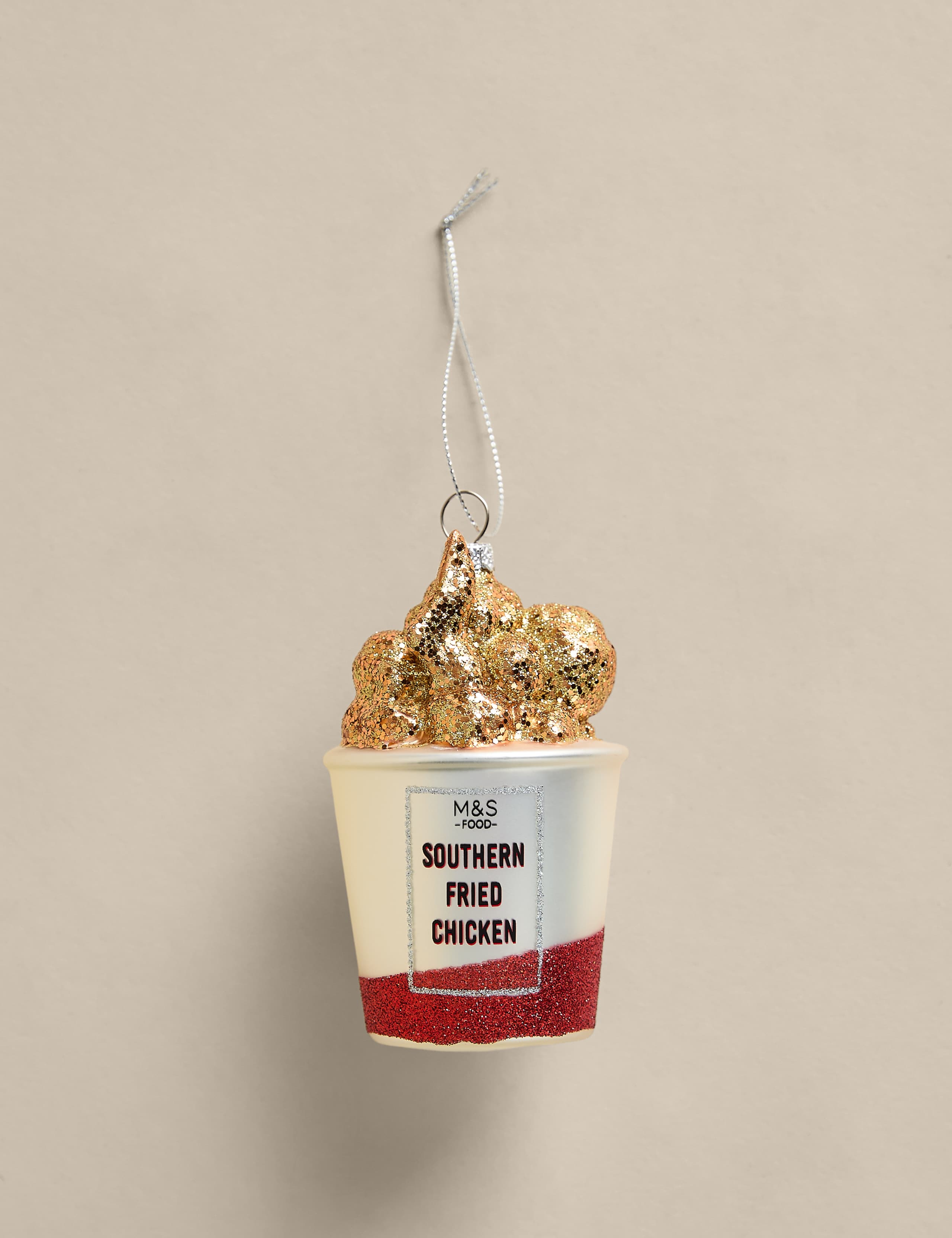 Glass Fried Chicken Tree Decoration