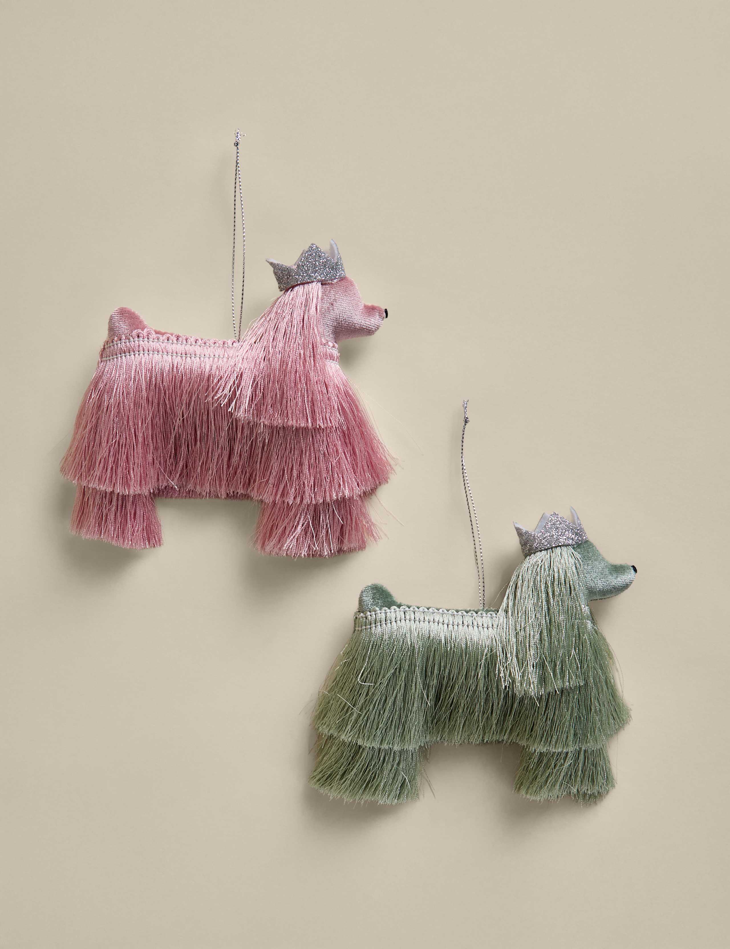 2 Pack Tassel Afghan Hanging Decorations