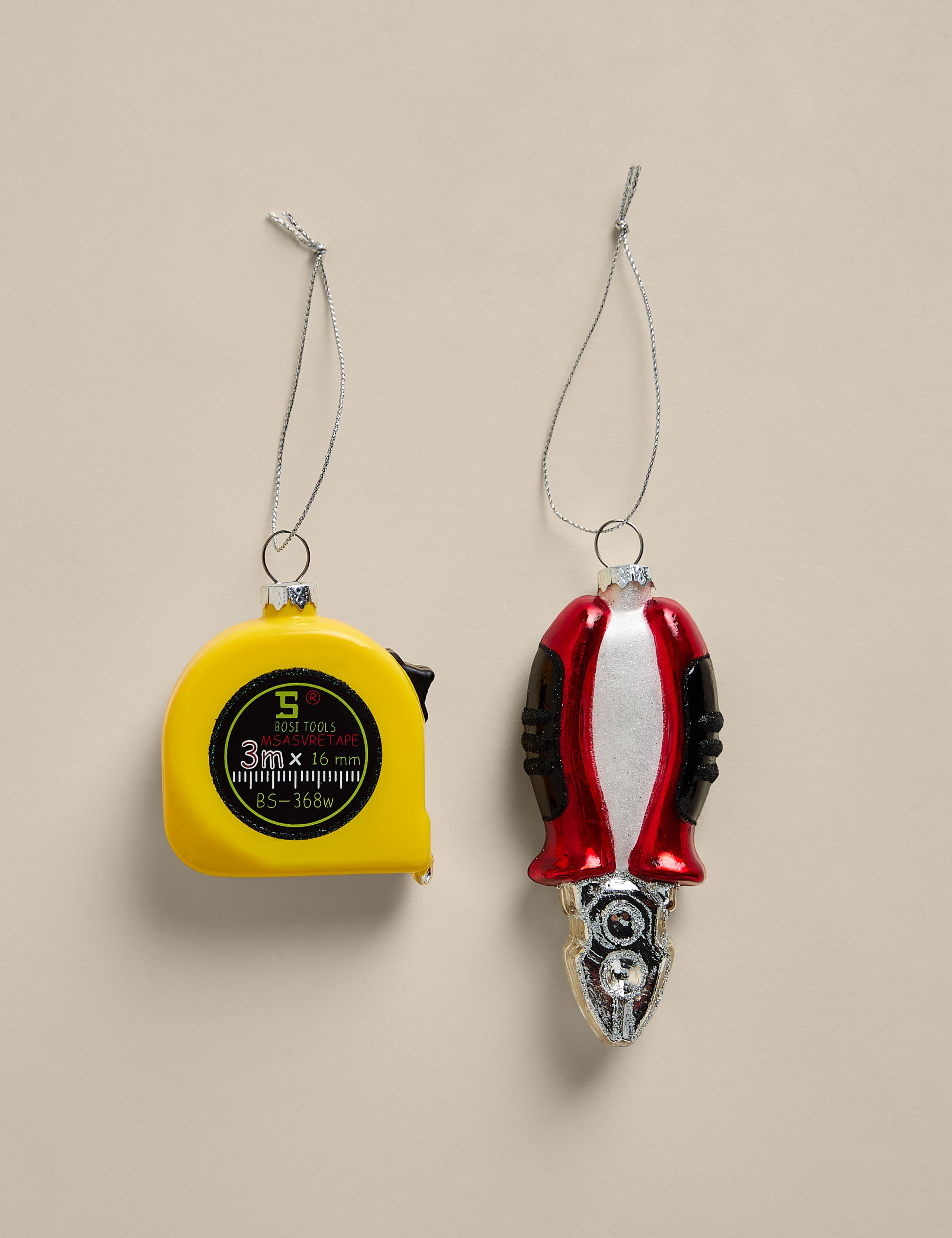 2 Pack Glass Hanging DIY Decorations