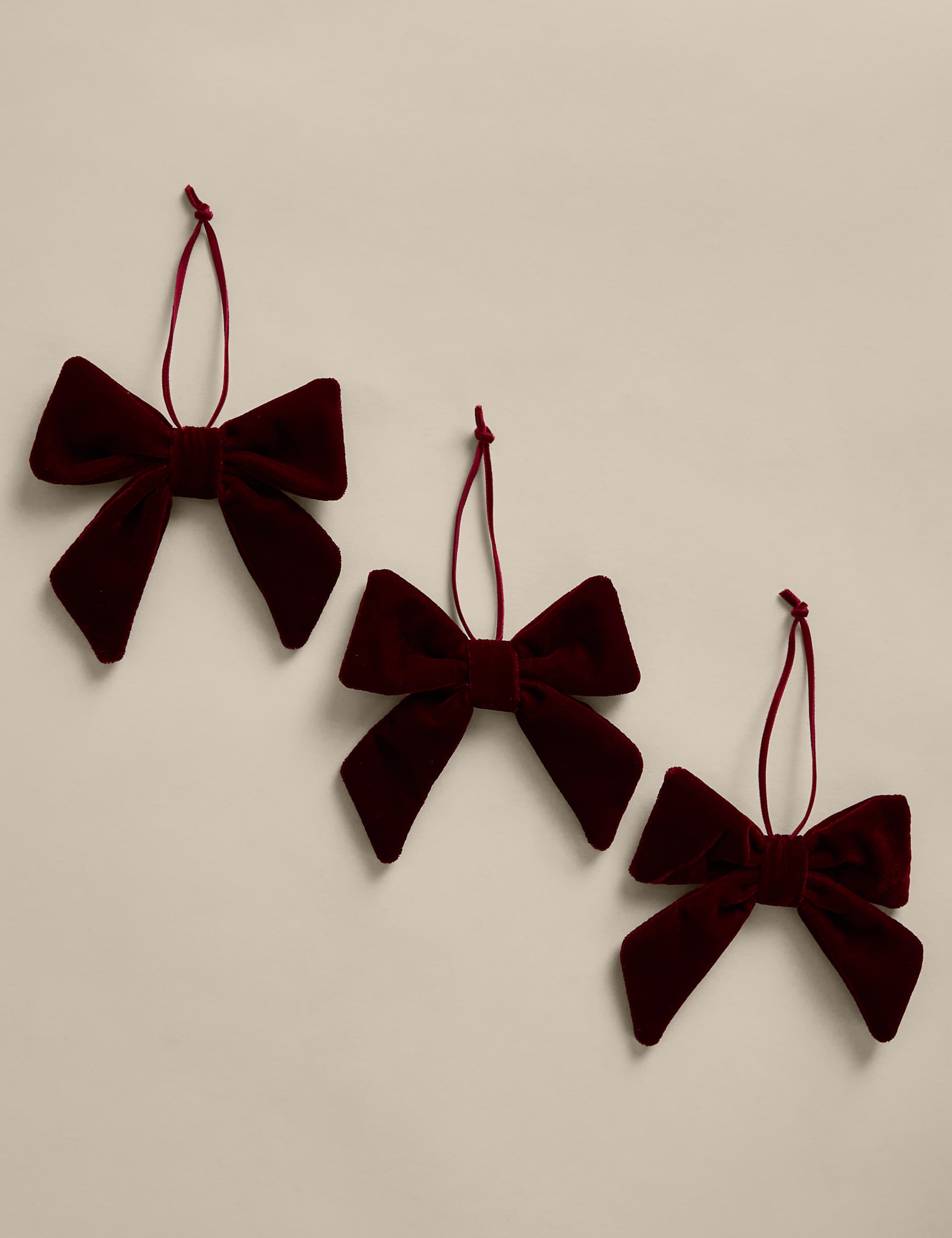 3 Pack Velvet Bows