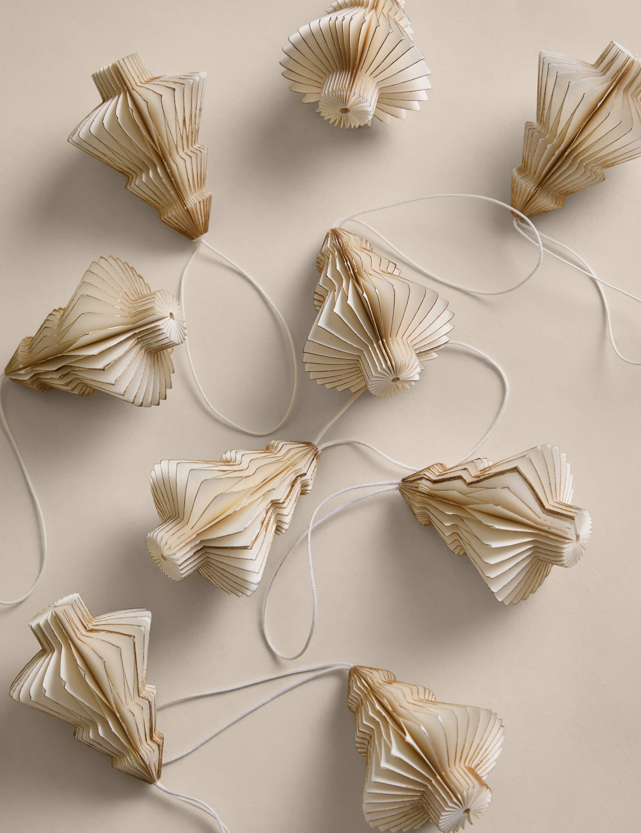 9 Pack Paper Tree Baubles