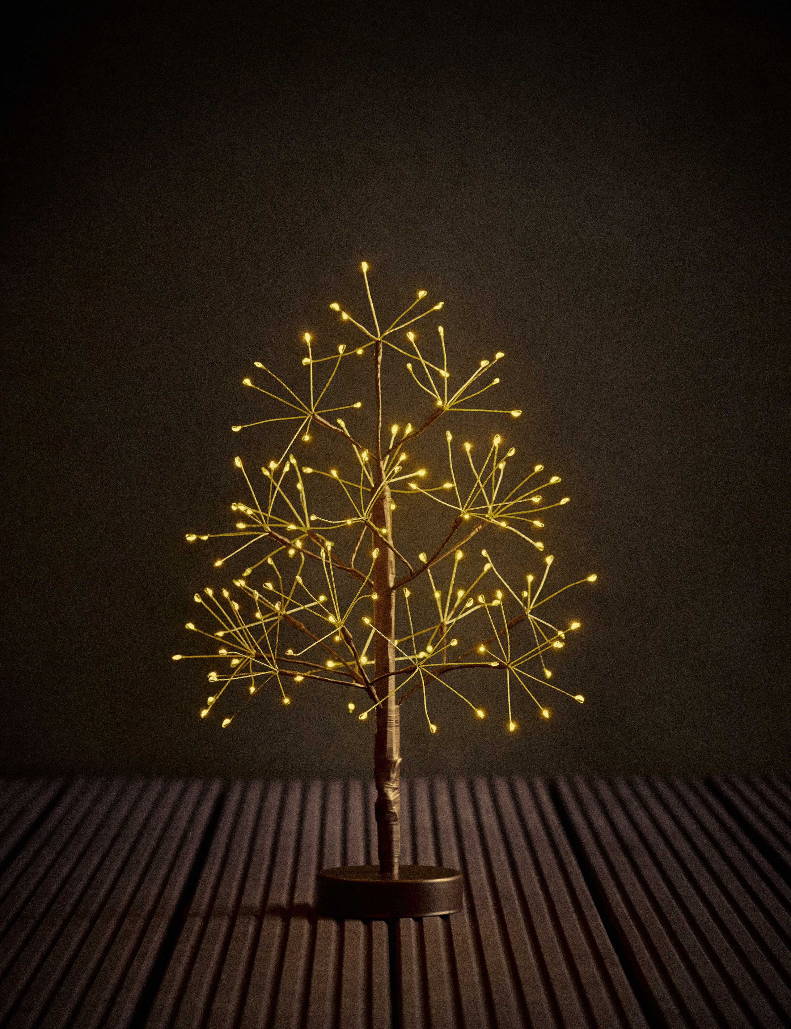 1.5ft Pre-Lit Twig Cluster Christmas Tree
